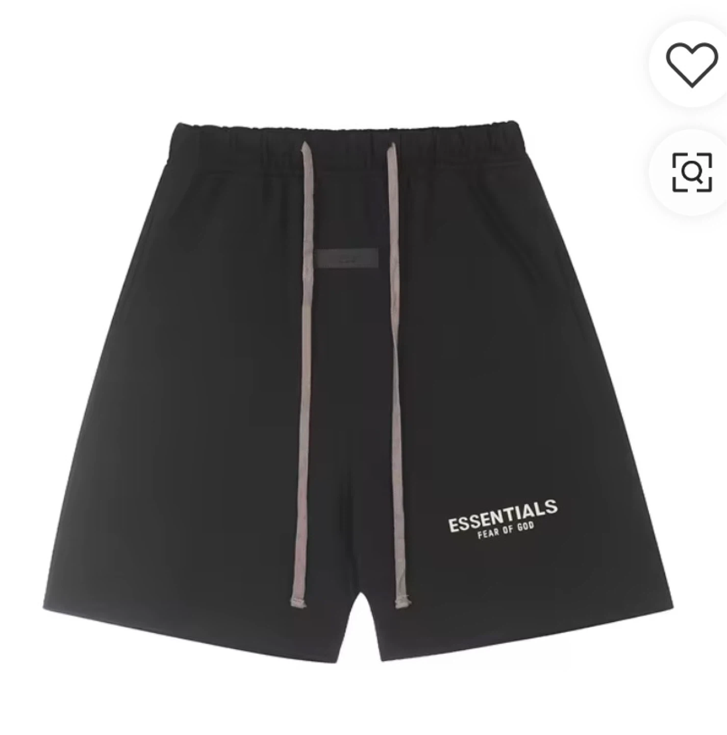 Brand new Essentials Black Shorts SIZE-M cash only