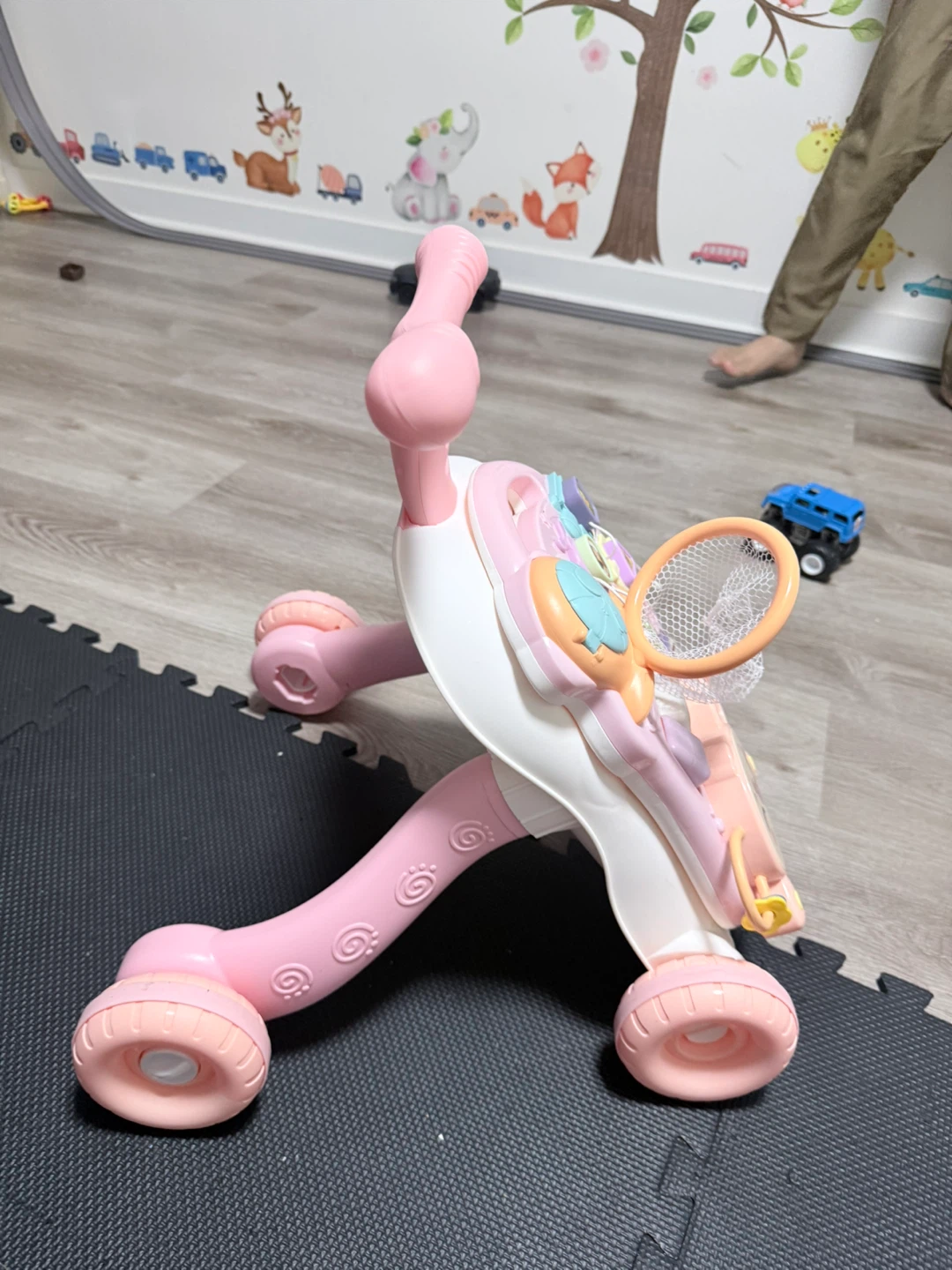 Pink Baby Walker with Activity Center - photo 4