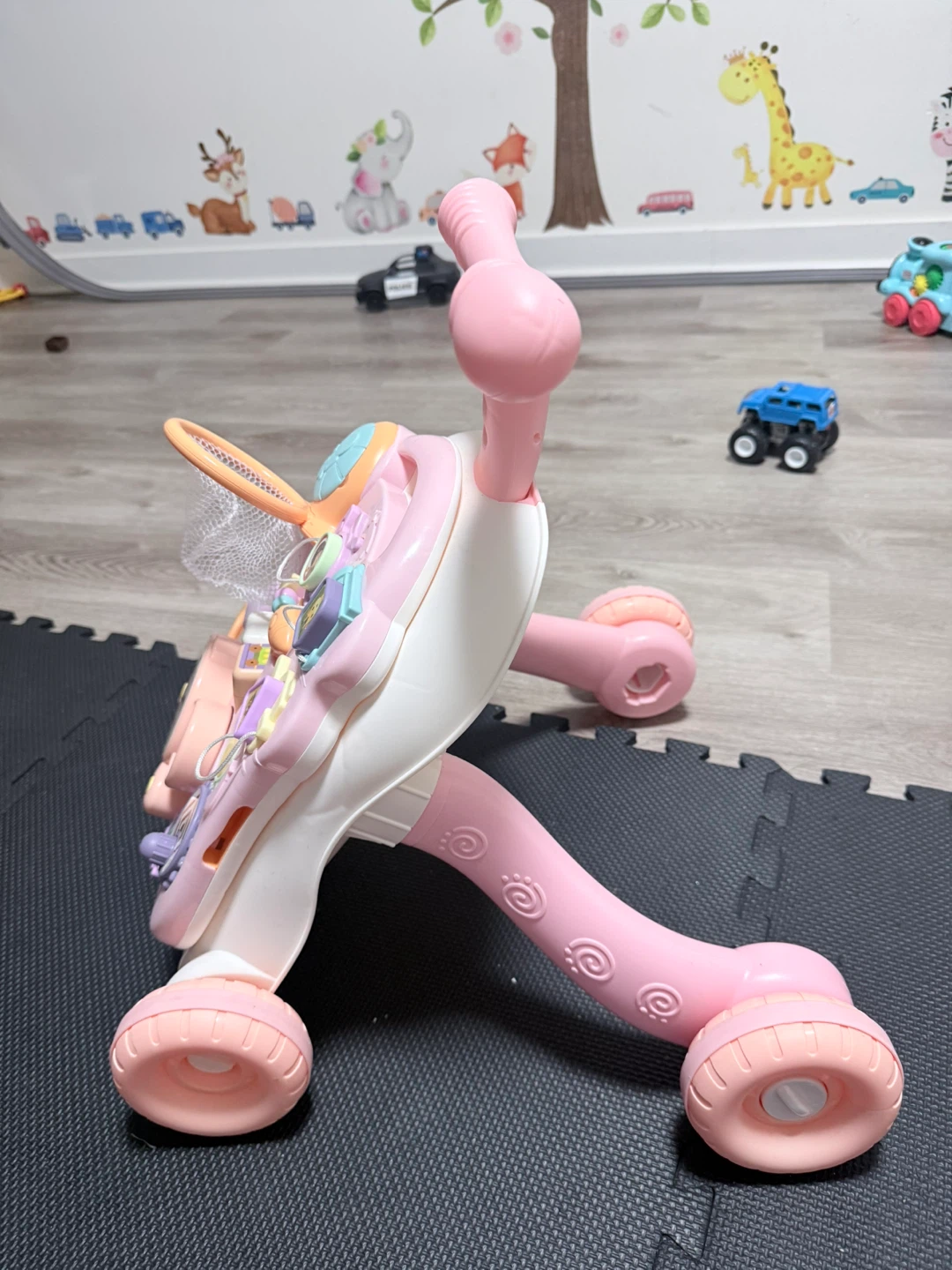 Pink Baby Walker with Activity Center - photo 3