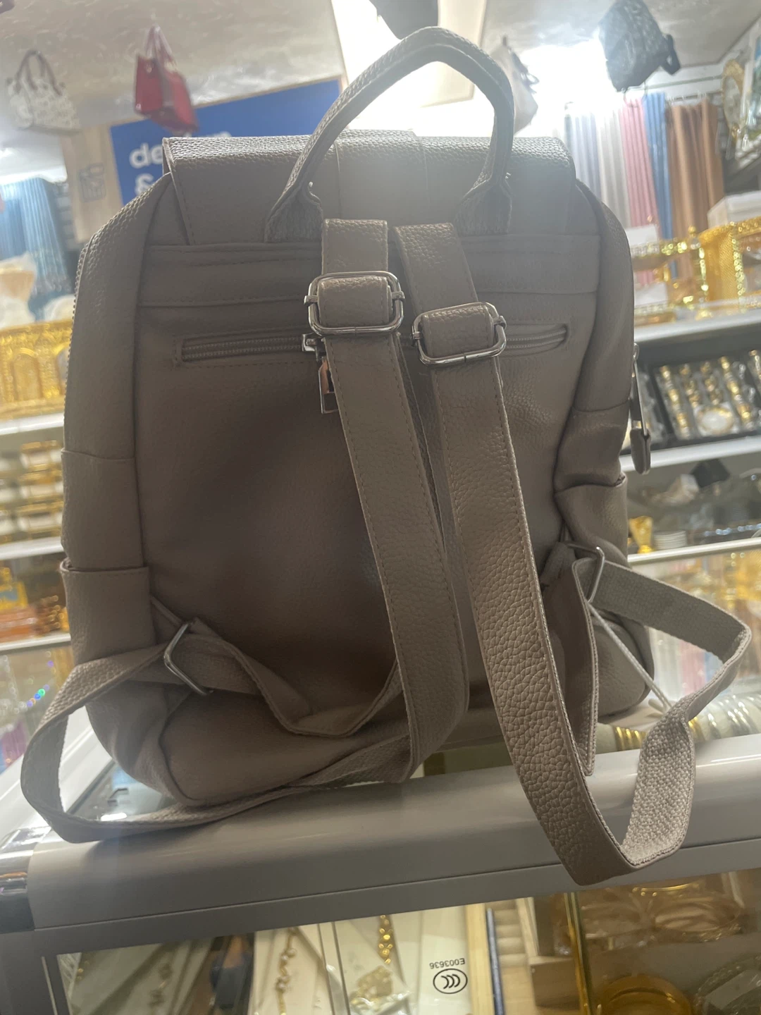 MIA Faux Leather Backpack Taupe - photo 2