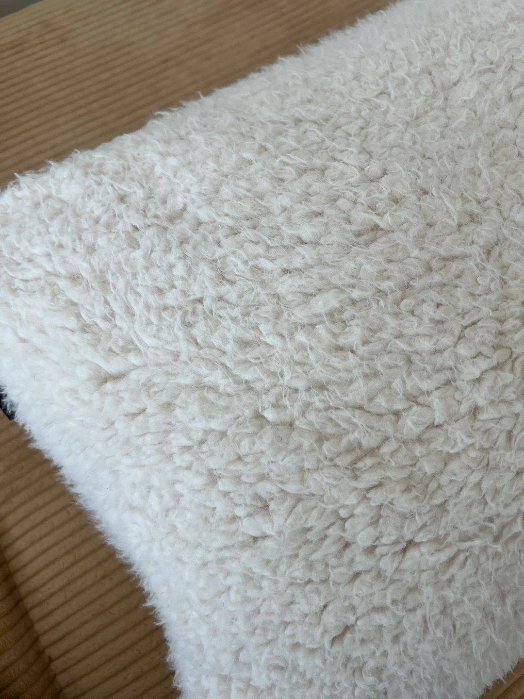 Rachel Zoe White Faux Fur Pillow - photo 2