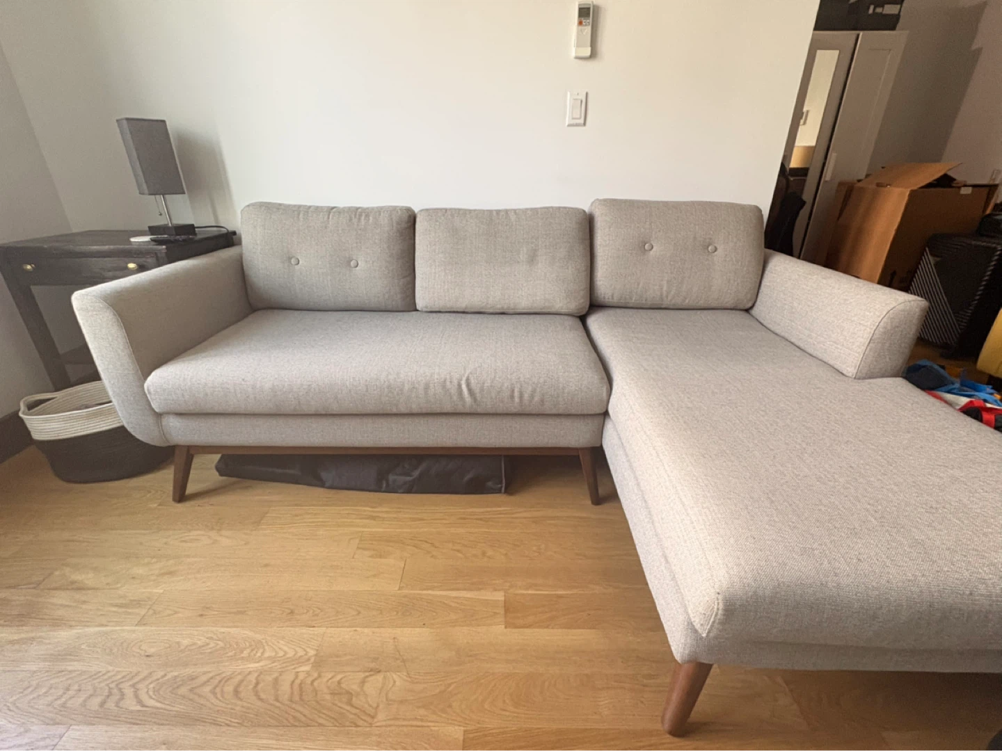 Light Gray Sectional Sofa