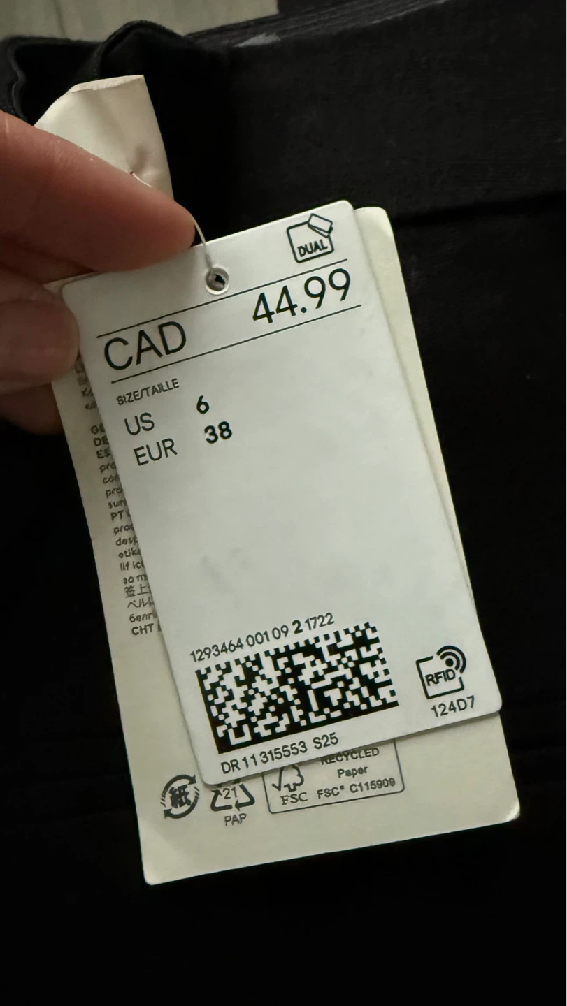 Black linen pants new in size M H&M - photo 5