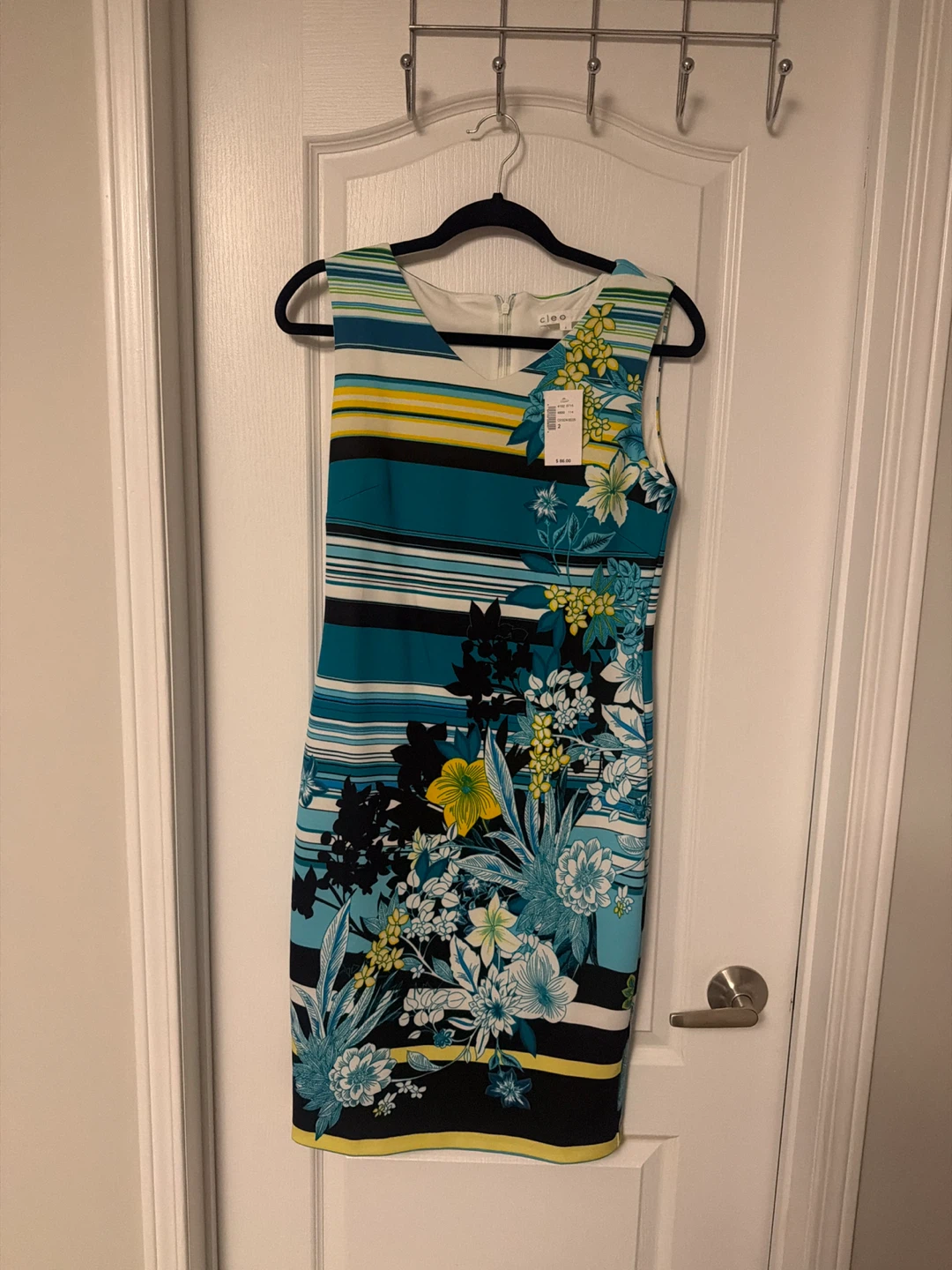 Cleo Sleeveless Floral Print Dress - size 2 - photo 3