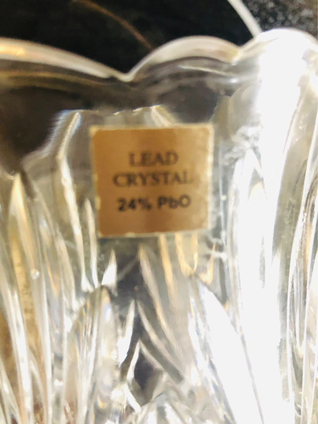 Lead Crystal Vase 24% PbO - photo 4