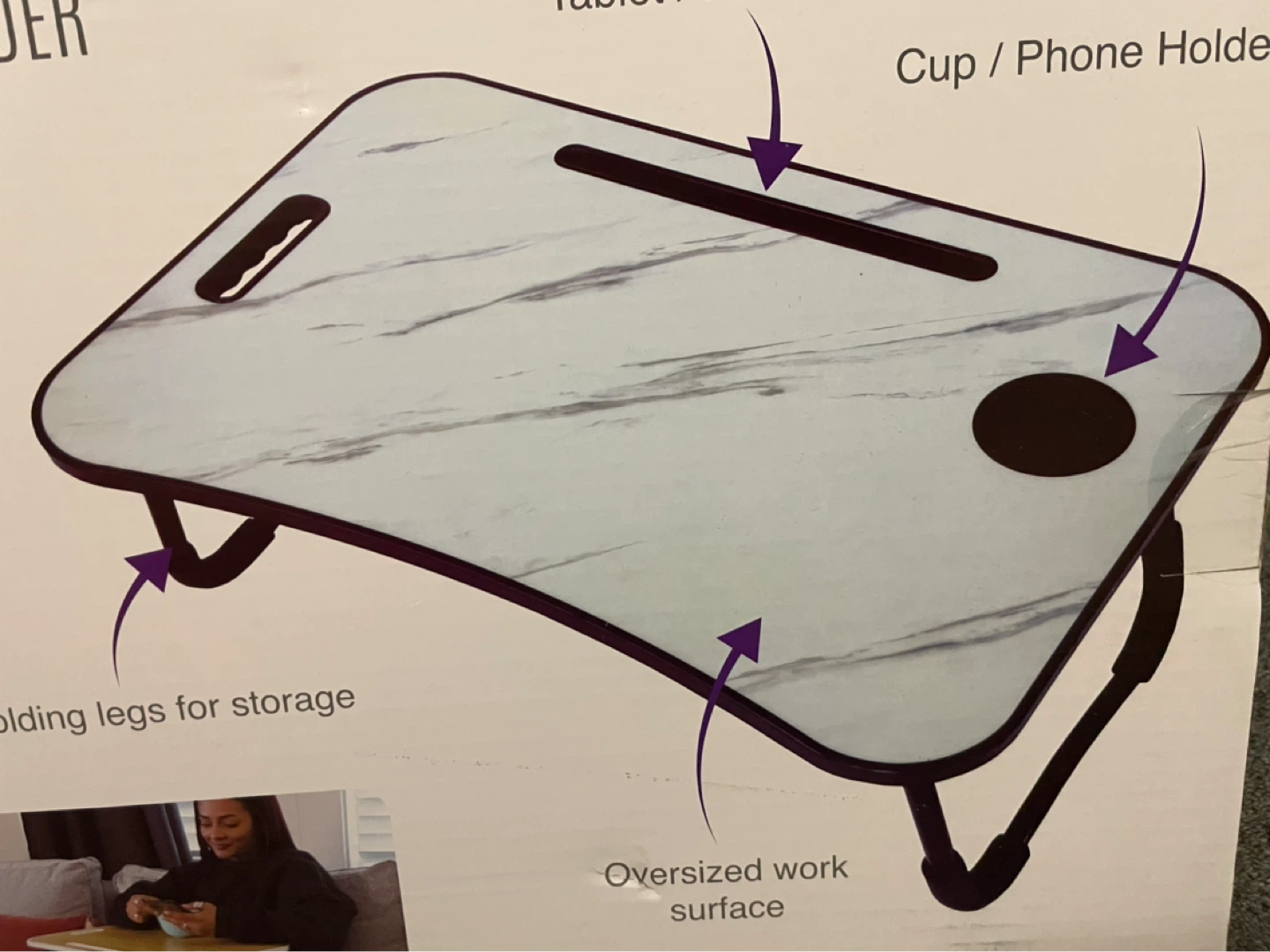 ⚽️The Duo Lap Desk with Cup Holder - photo 2