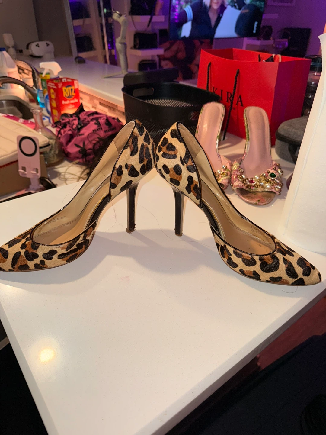 BCBGeneration Leopard Print Heels - photo 2