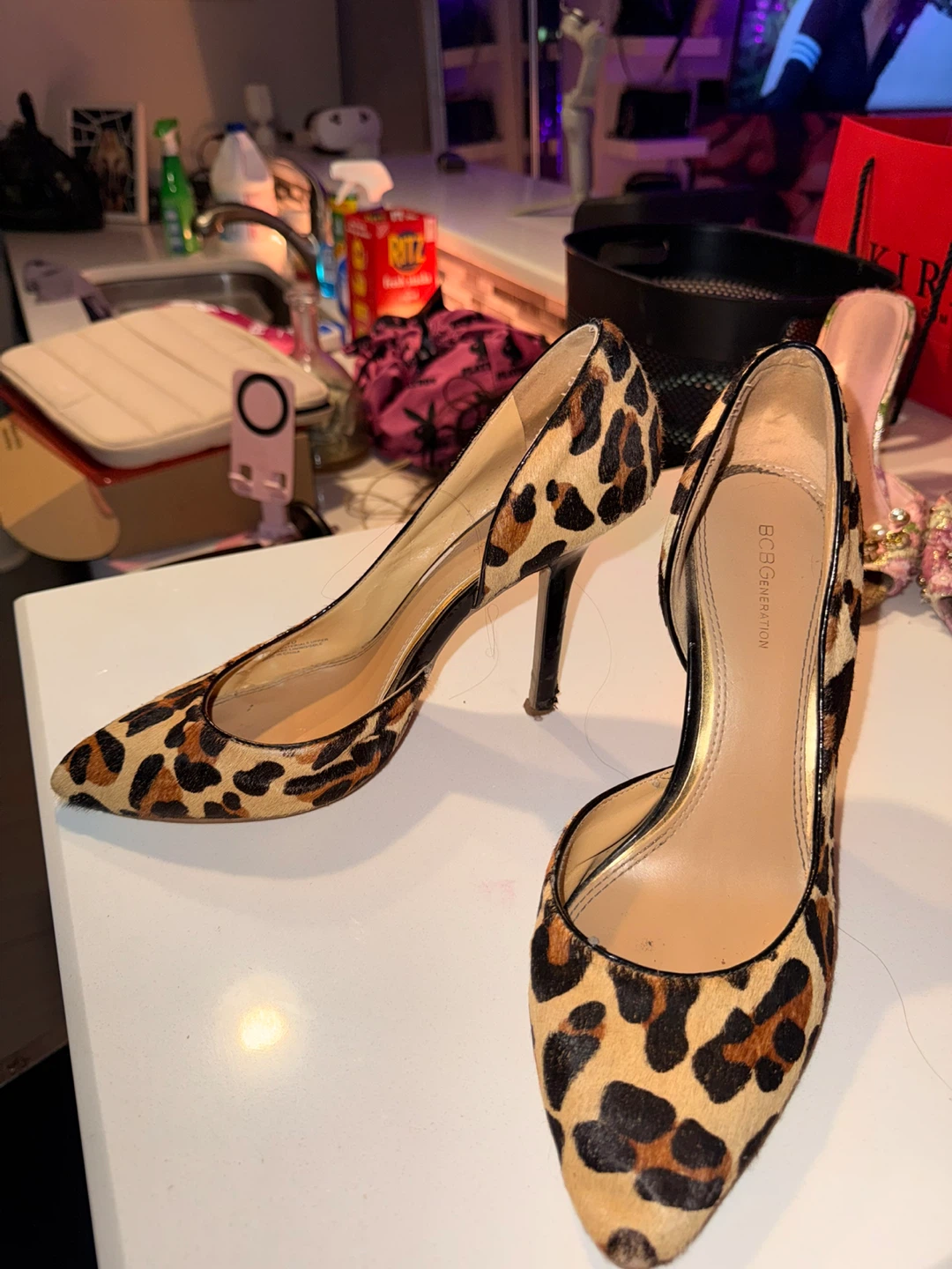 BCBGeneration Leopard Print Heels - photo 4