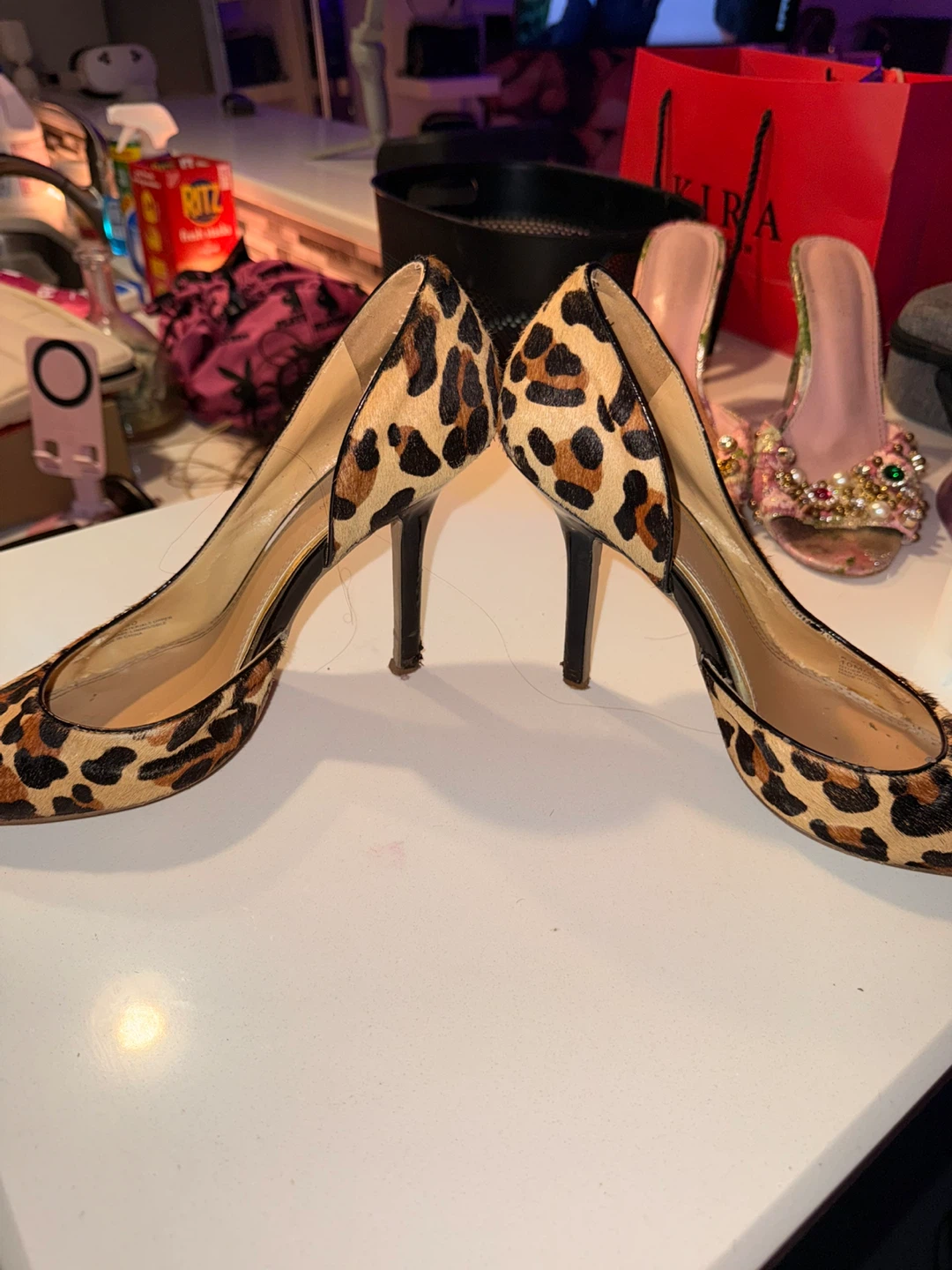BCBGeneration Leopard Print Heels - photo 3