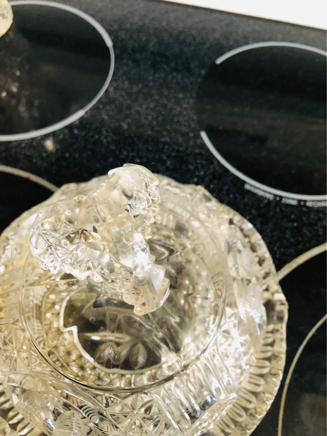 Crystal butter/ cheese Dish with Bird Design - photo 4