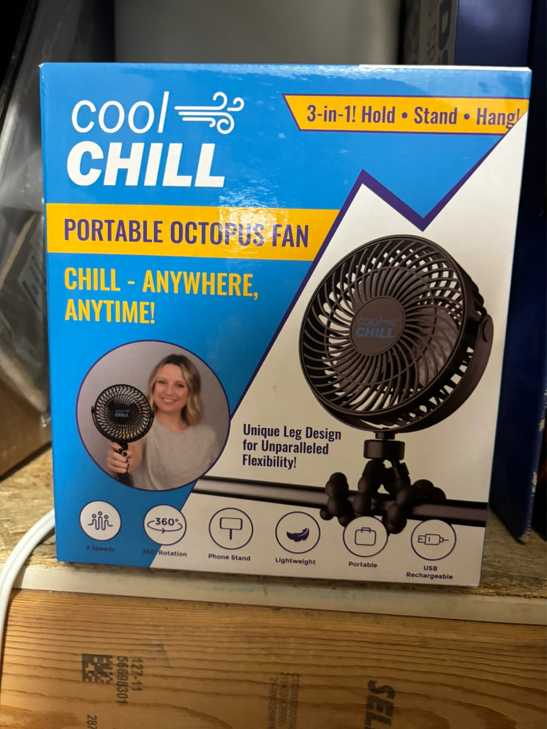 Cool Chill Portable Octopus Fan ⚽️