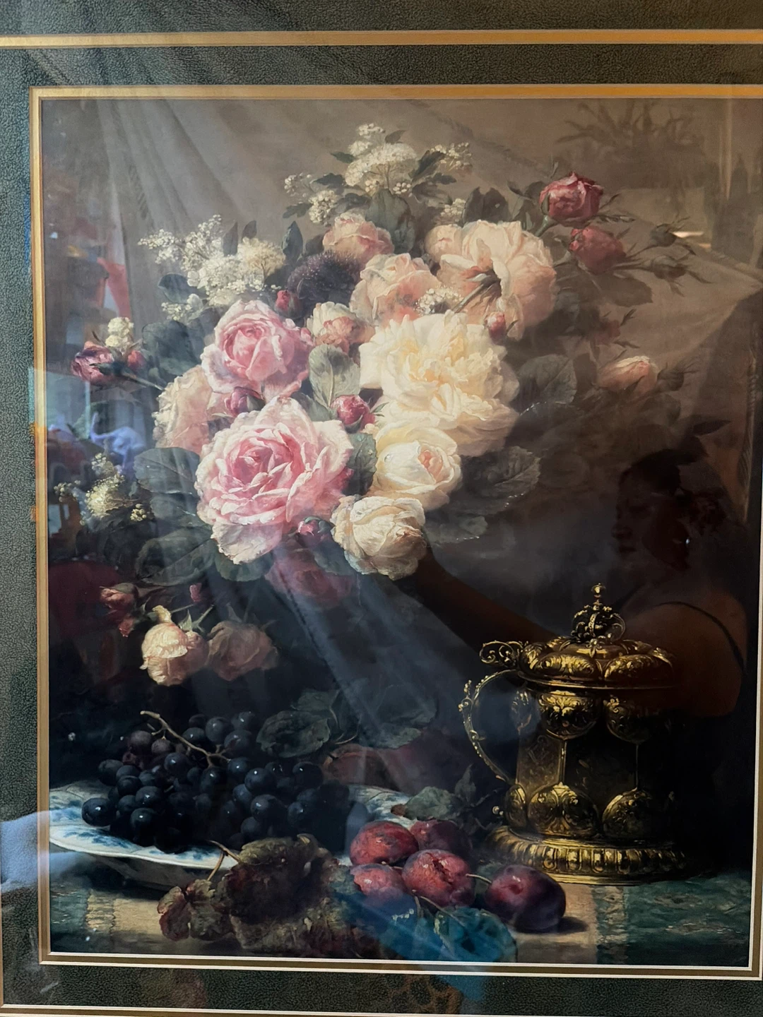 Still Life Floral Canvas Painting extra large - photo 3