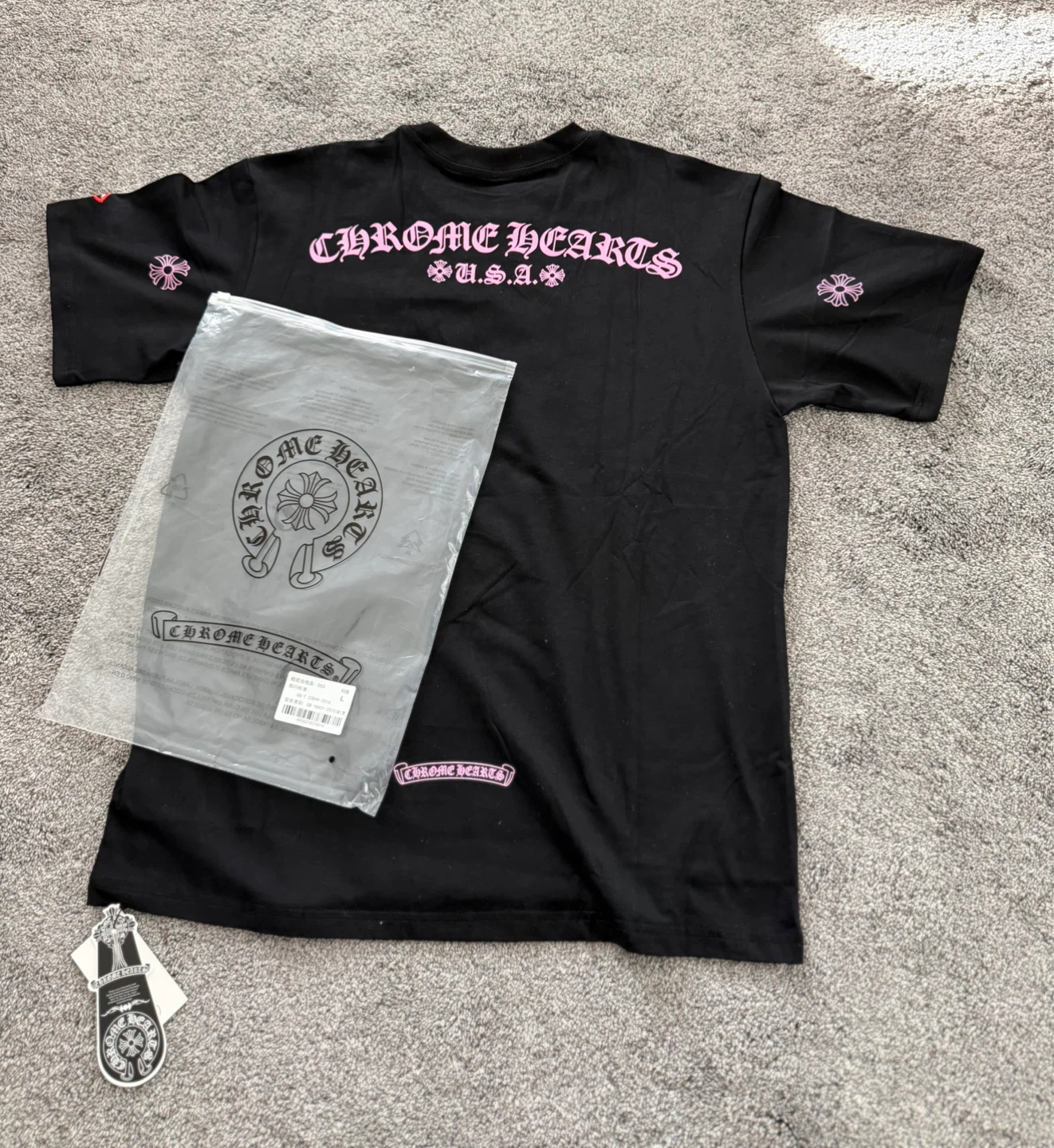 Chrome Hearts Black T-Shirt