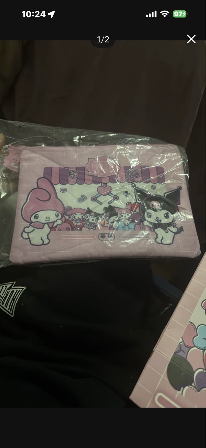 Kuromi & My Melody Make-Up Bag & Gift Bag