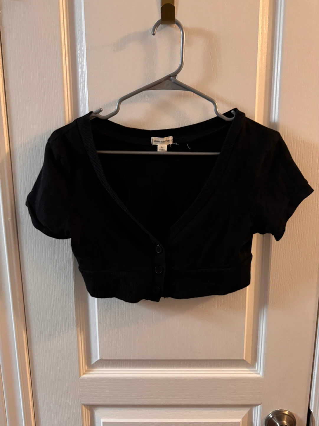 SOF Black Maxi Dress with Striped Bodice & Cardigan - photo 4