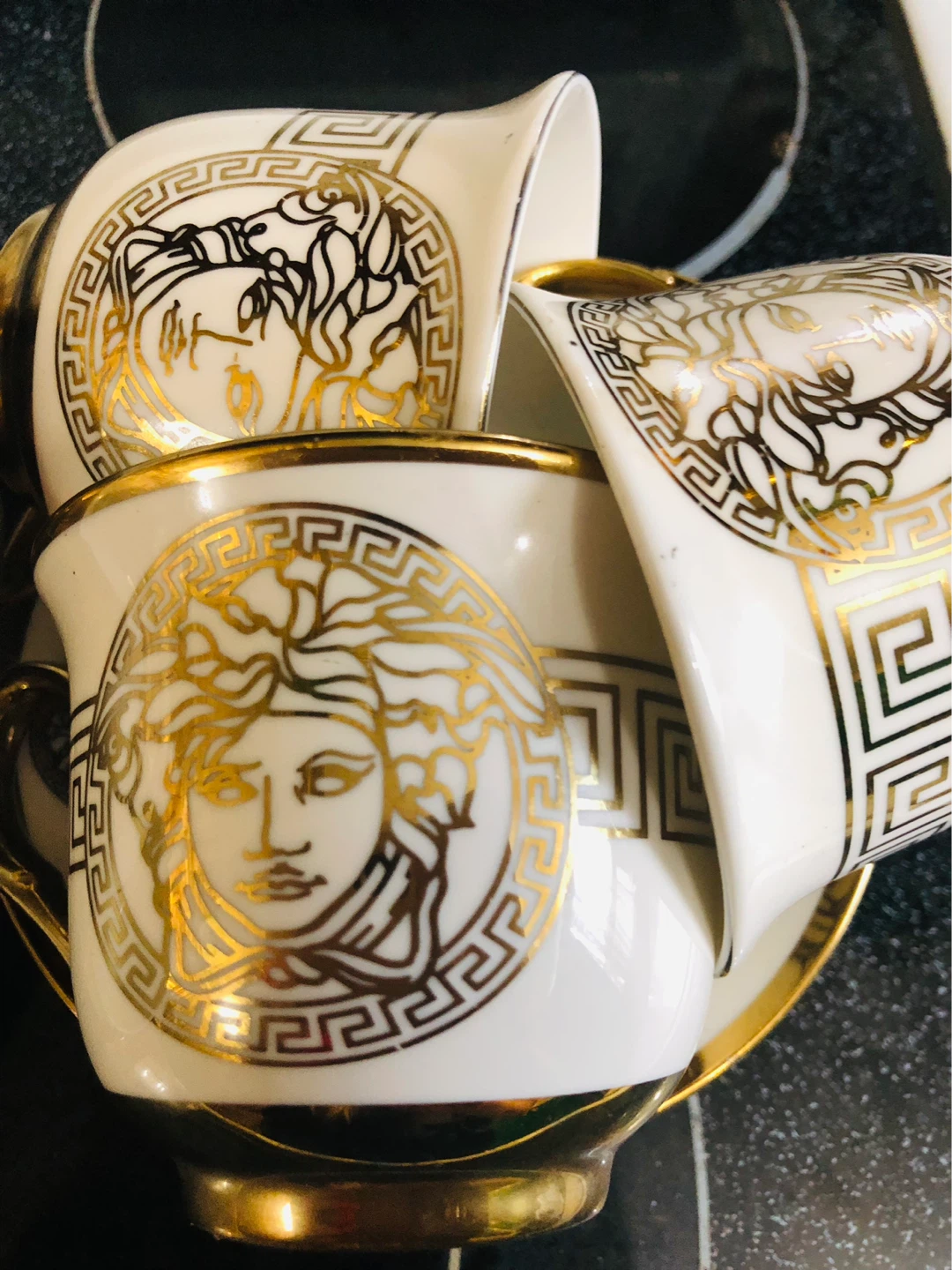 Versace Medusa Tea Cup and Saucer Set 6 persons - photo 2