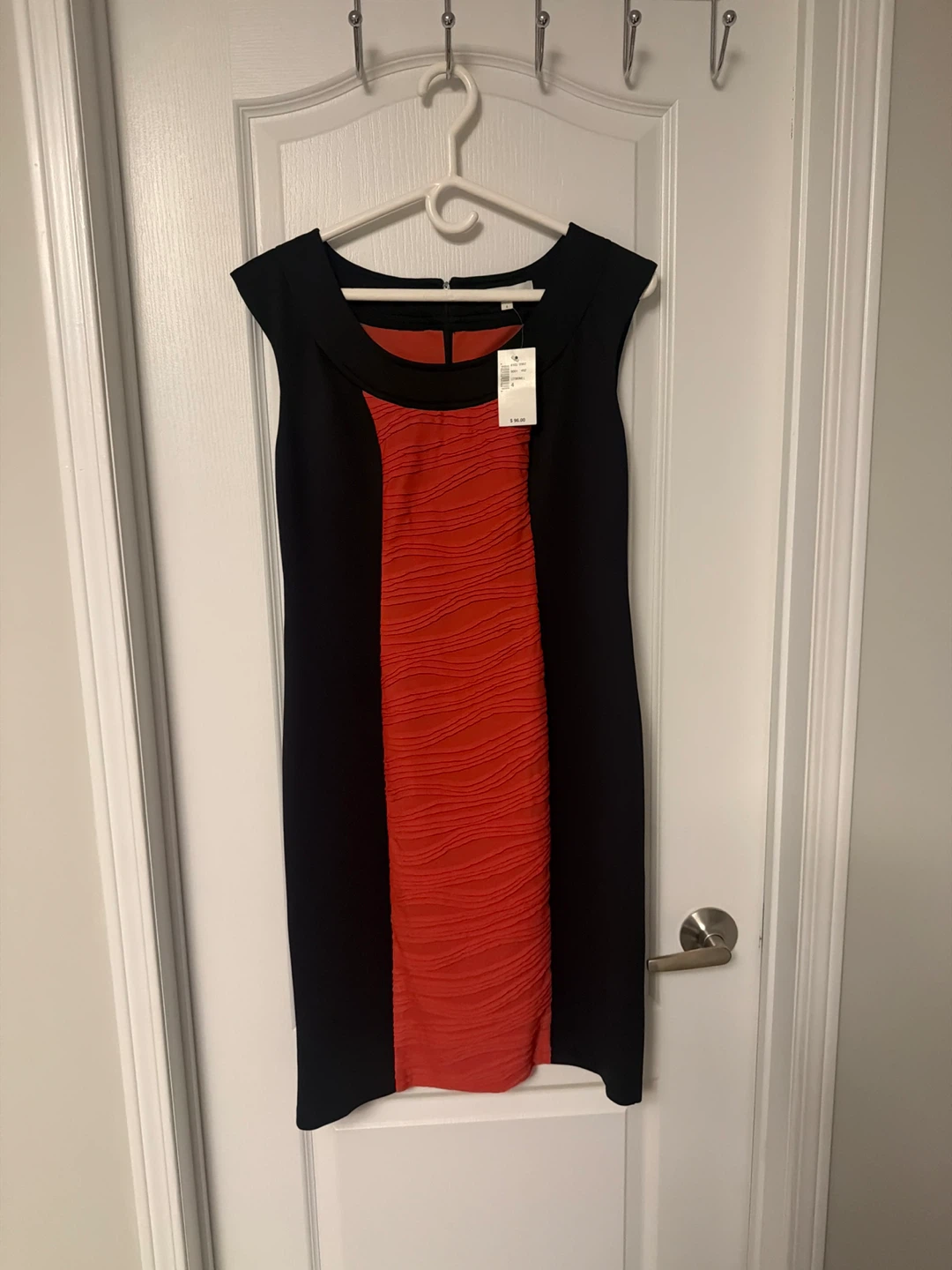 Cleo Black and Red Sheath Dress - size 4