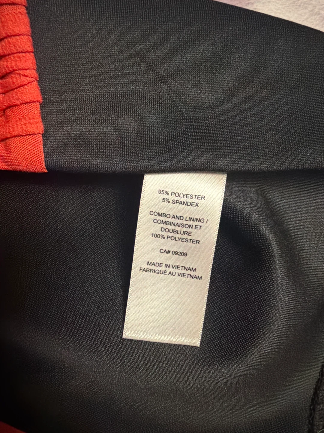 Cleo Black and Red Sheath Dress - size 4 - photo 2