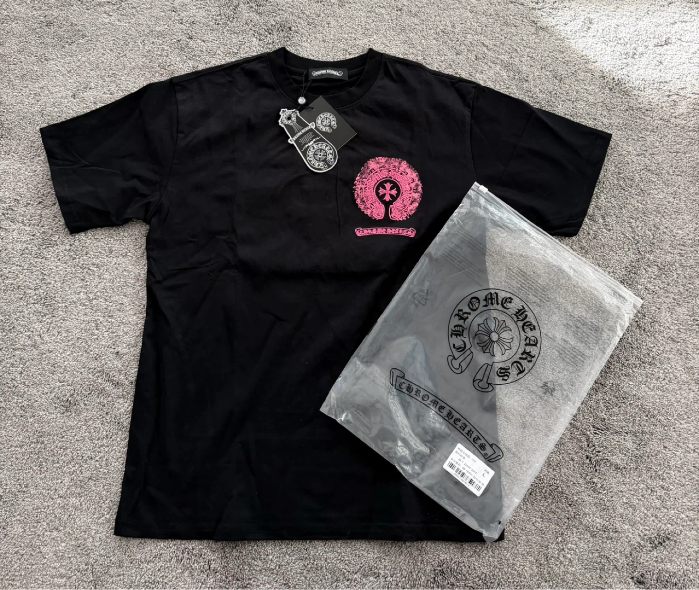 Chrome Hearts Black T-Shirt - photo 2