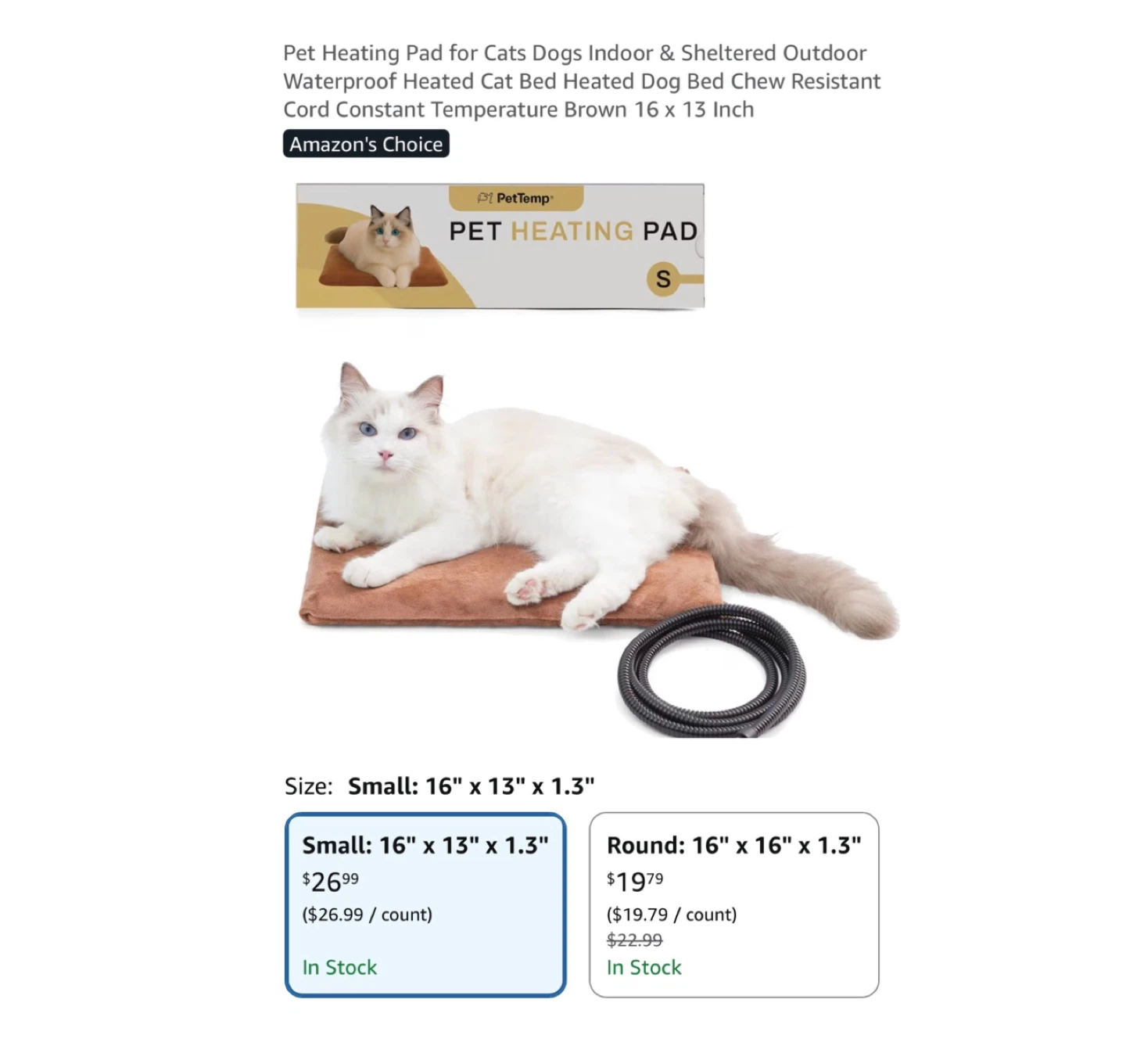 Brand new Pet Heating Pad for Cats