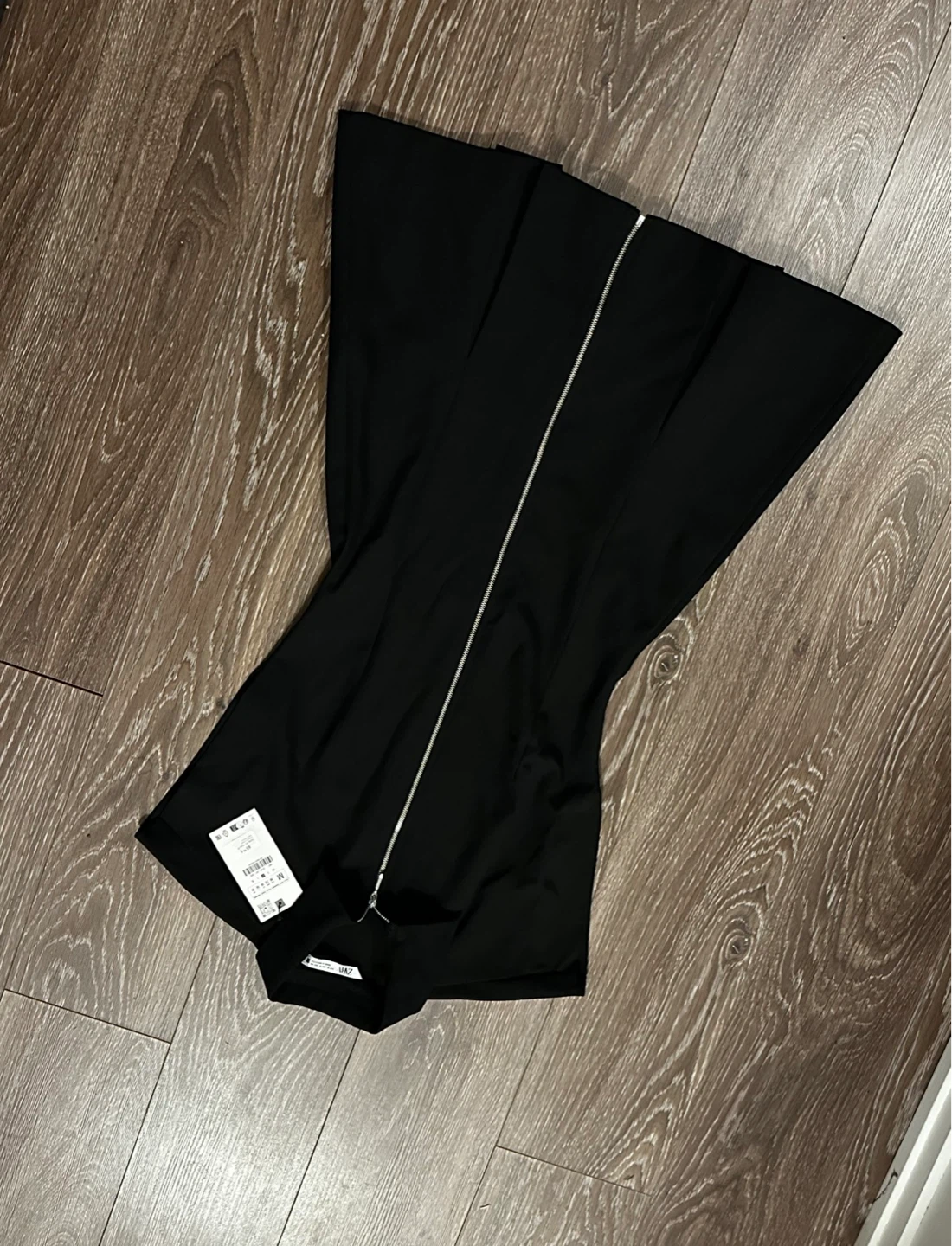 Zara Black Zippered Mini Dress - Size S NEW WITH TAGS - photo 5