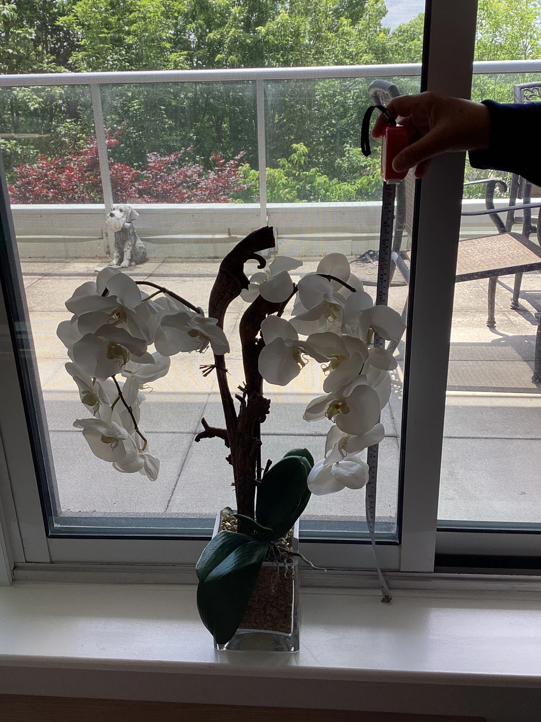 Artificial Potted Orchid White - photo 2