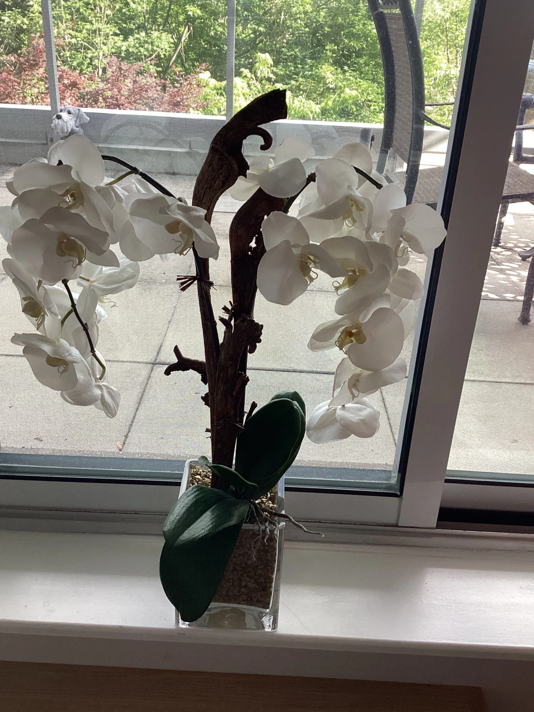 Artificial Potted Orchid White - photo 3