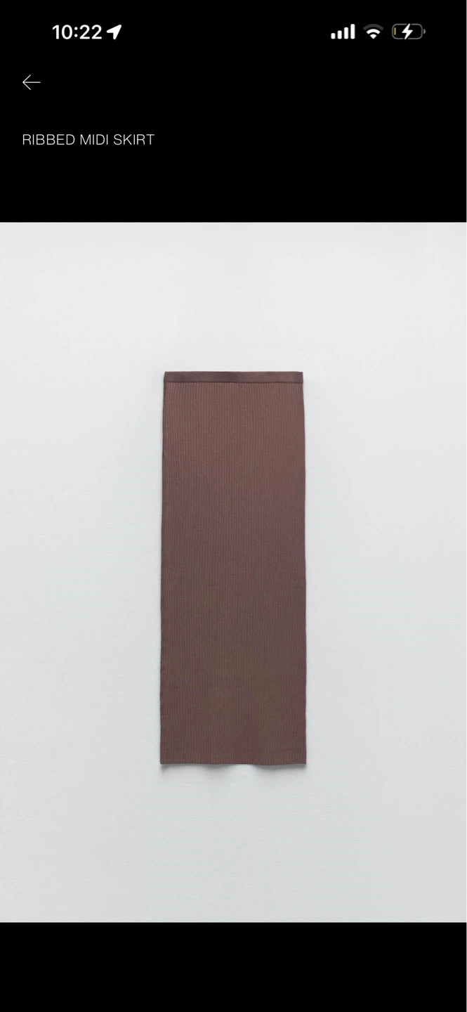 Ribbed Midi Skirt M worn once