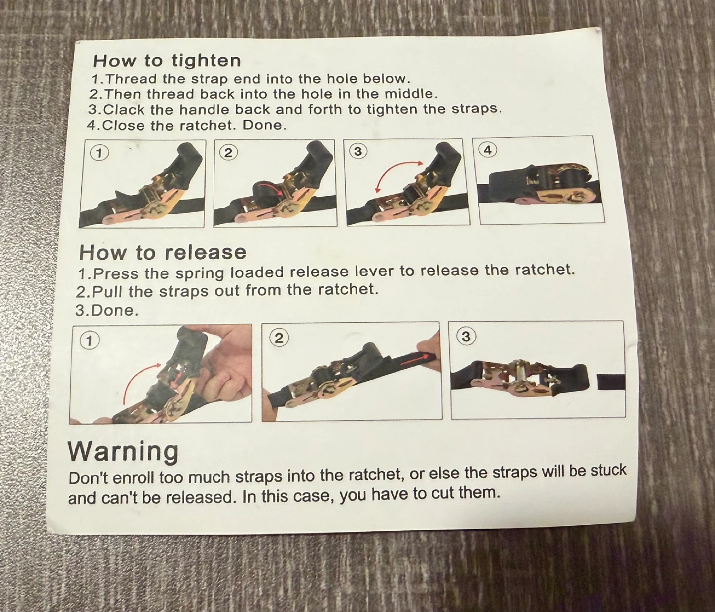 Ratchet Strap - photo 2
