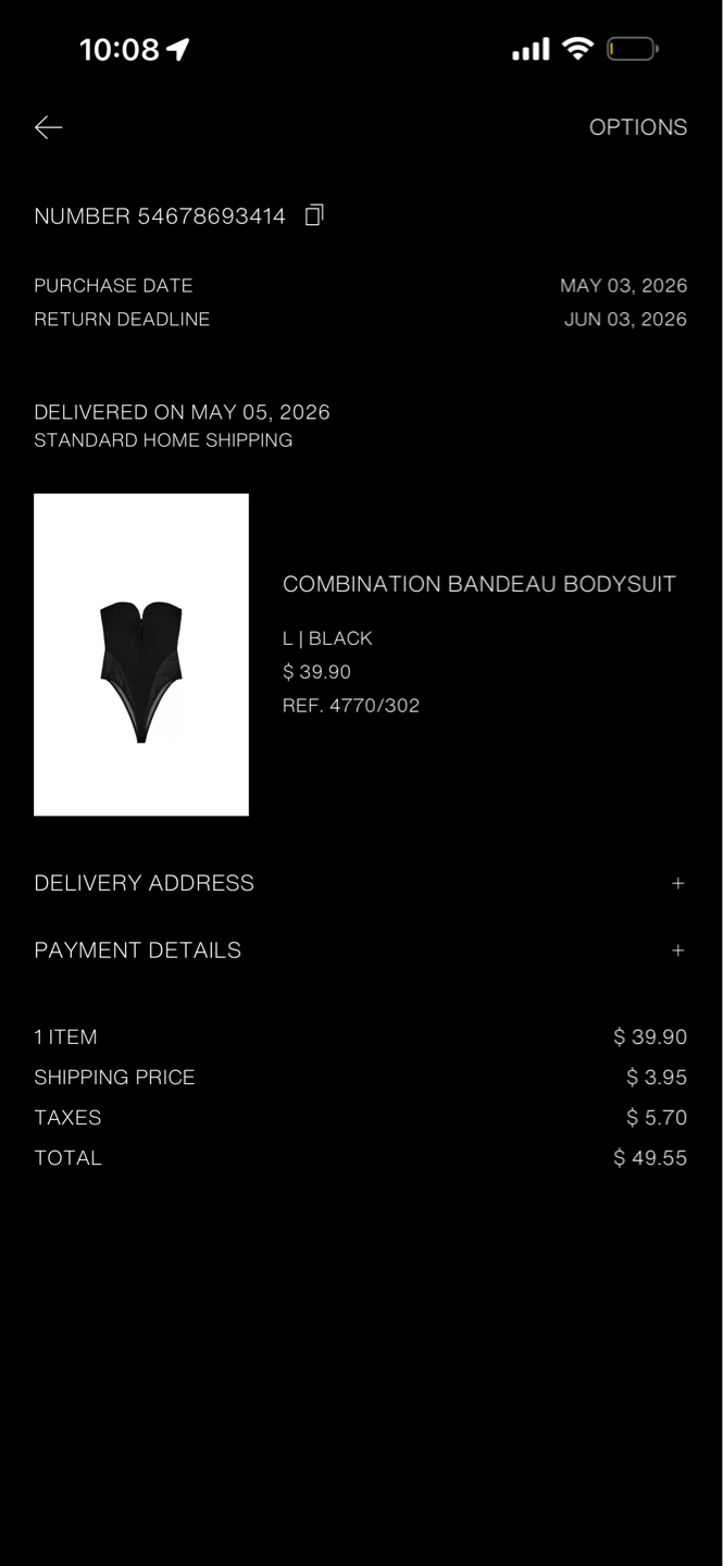 Combination Bandeau Bodysuit L New with Tags Zara - photo 2