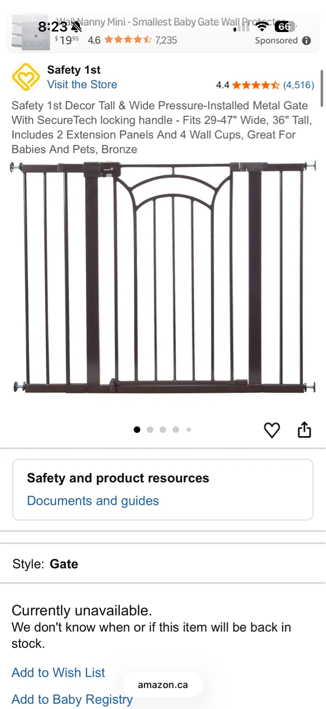 Safety 1st Baby/Dog gate