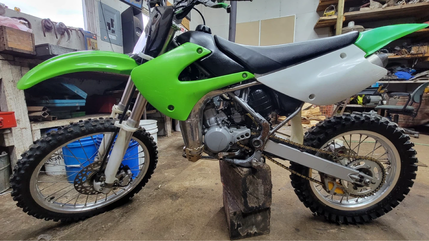 2001 kx100 kawasaki - photo 3