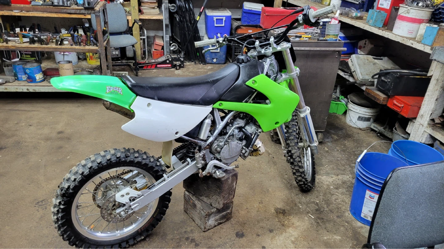 2001 kx100 kawasaki - photo 2