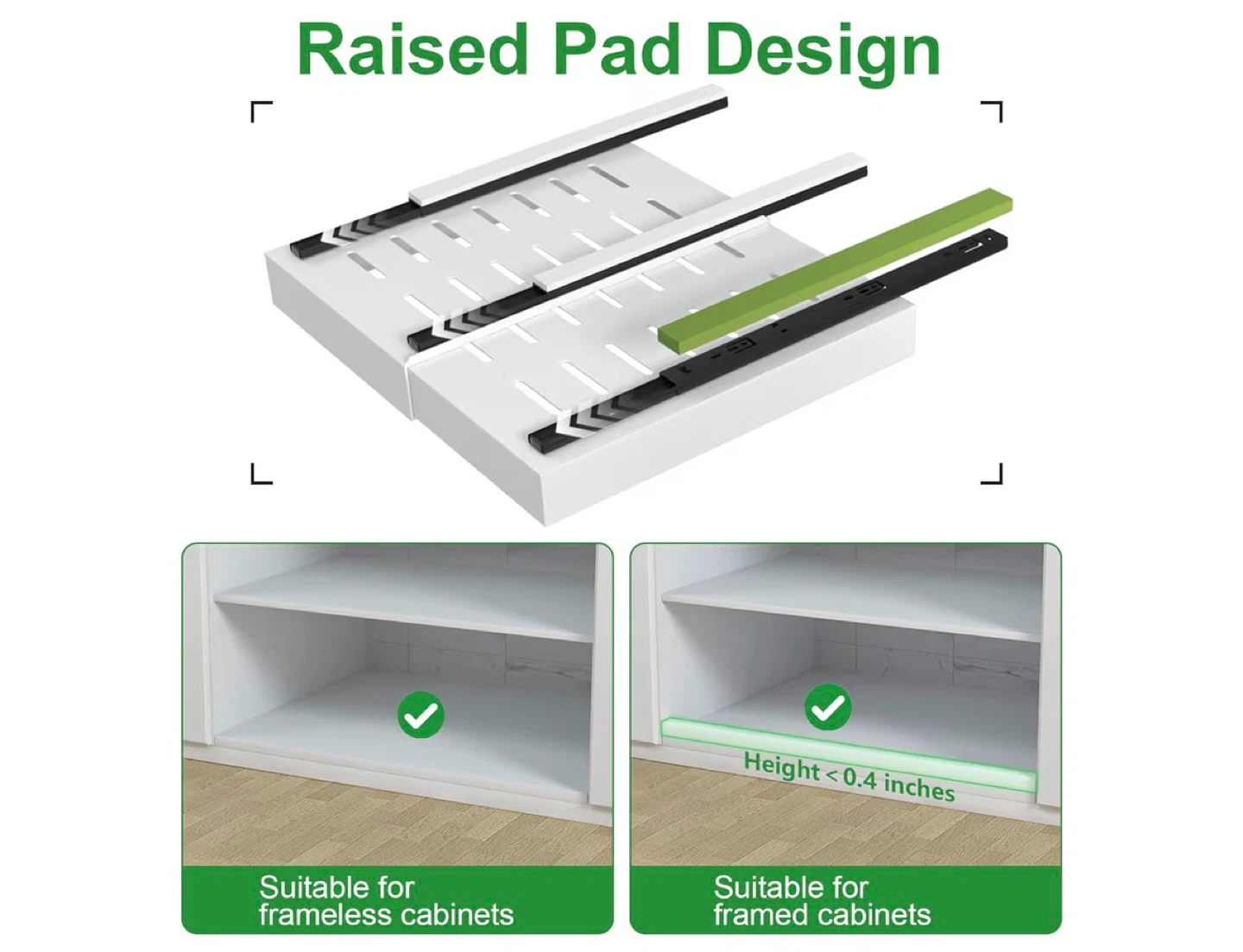 Expandable Cabinet Organizer Pull-Out Drawer 2 Pack - photo 5