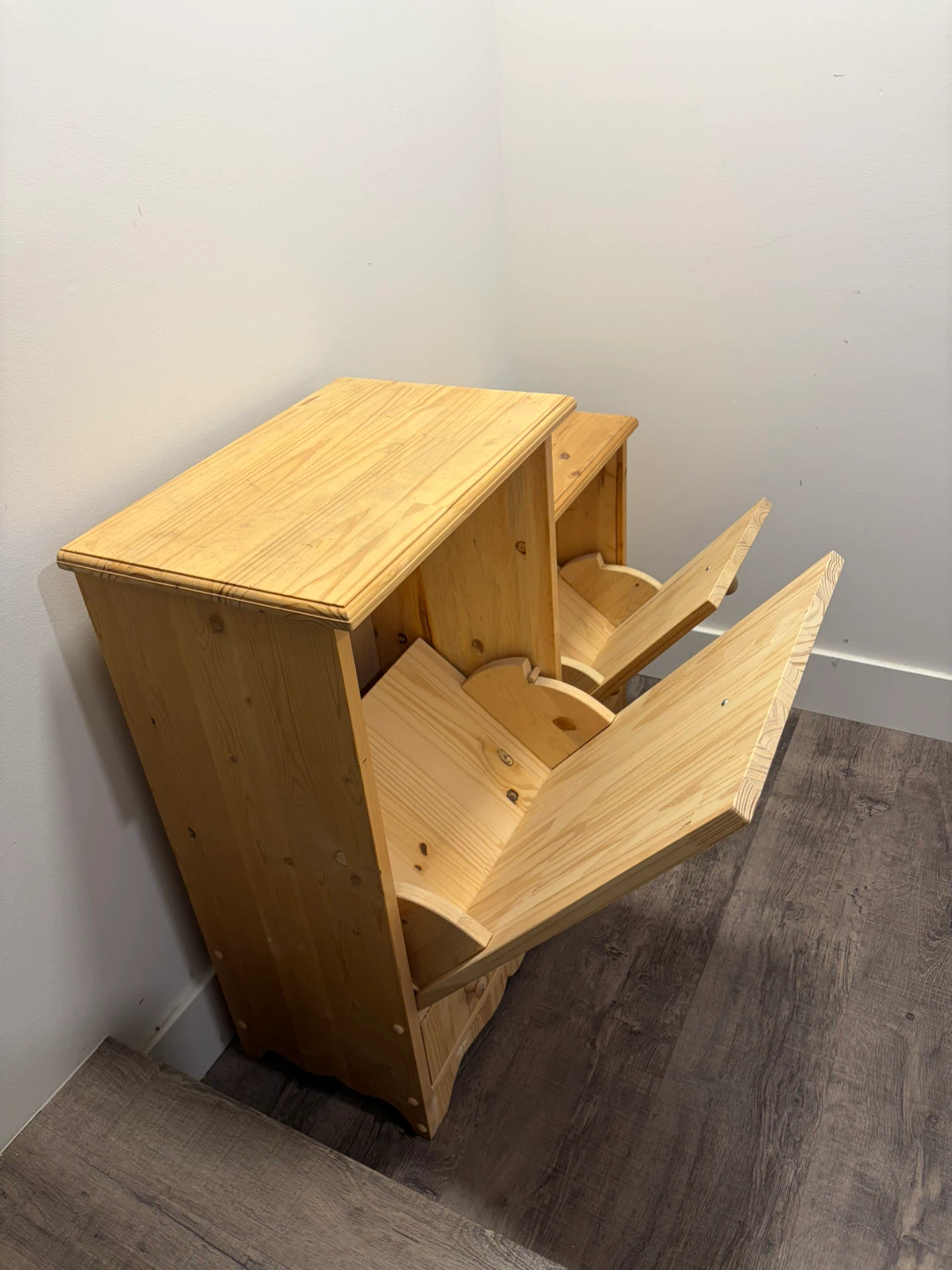 pair of wooden storage cabinet for $60 - photo 4