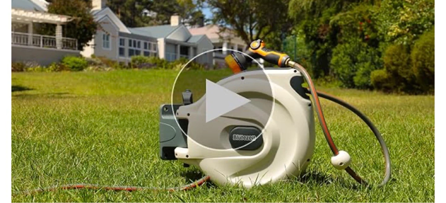 Blütezeit Retractable Garden Hose Reel - 100ft - photo 5