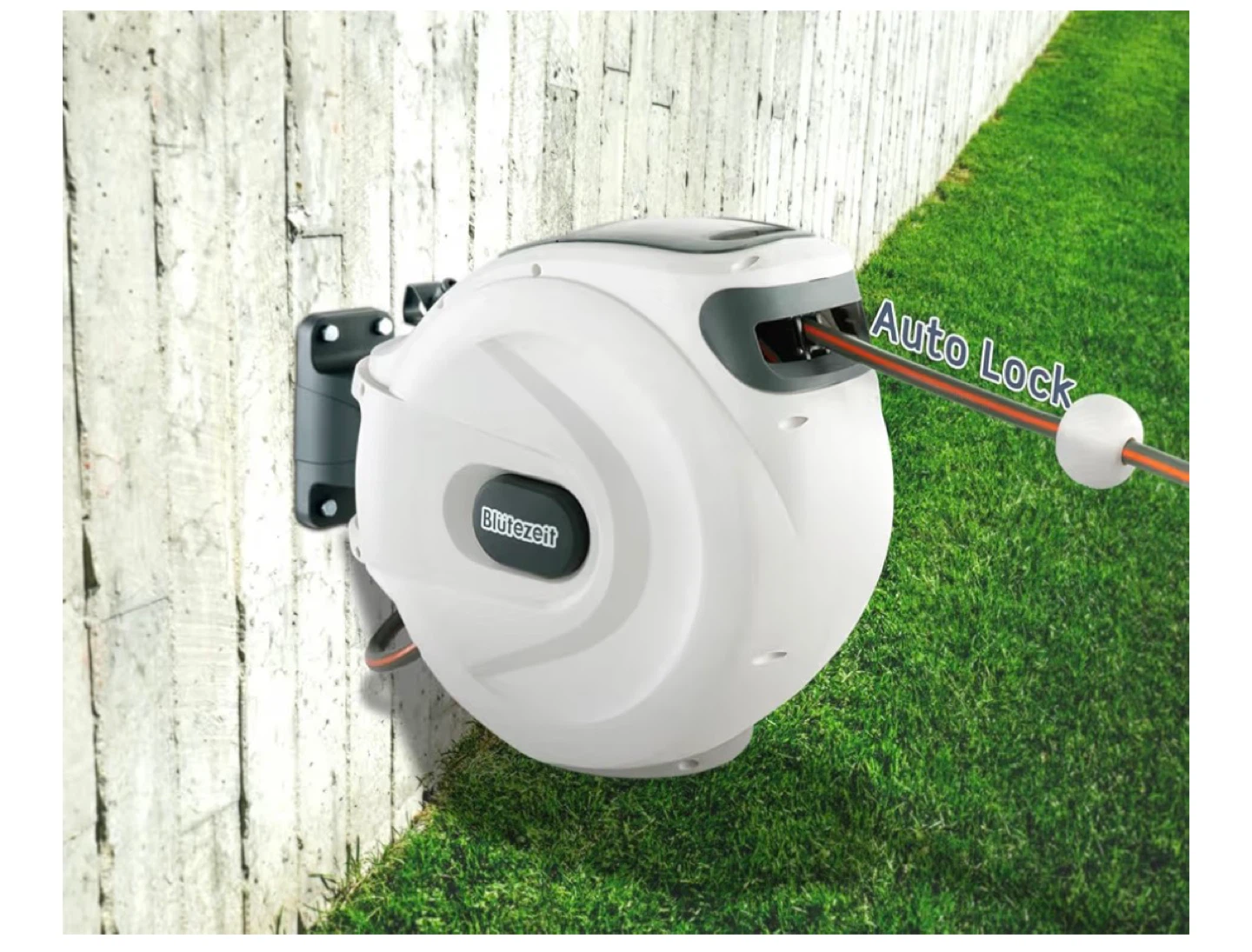 Blütezeit Retractable Garden Hose Reel - 100ft - photo 2