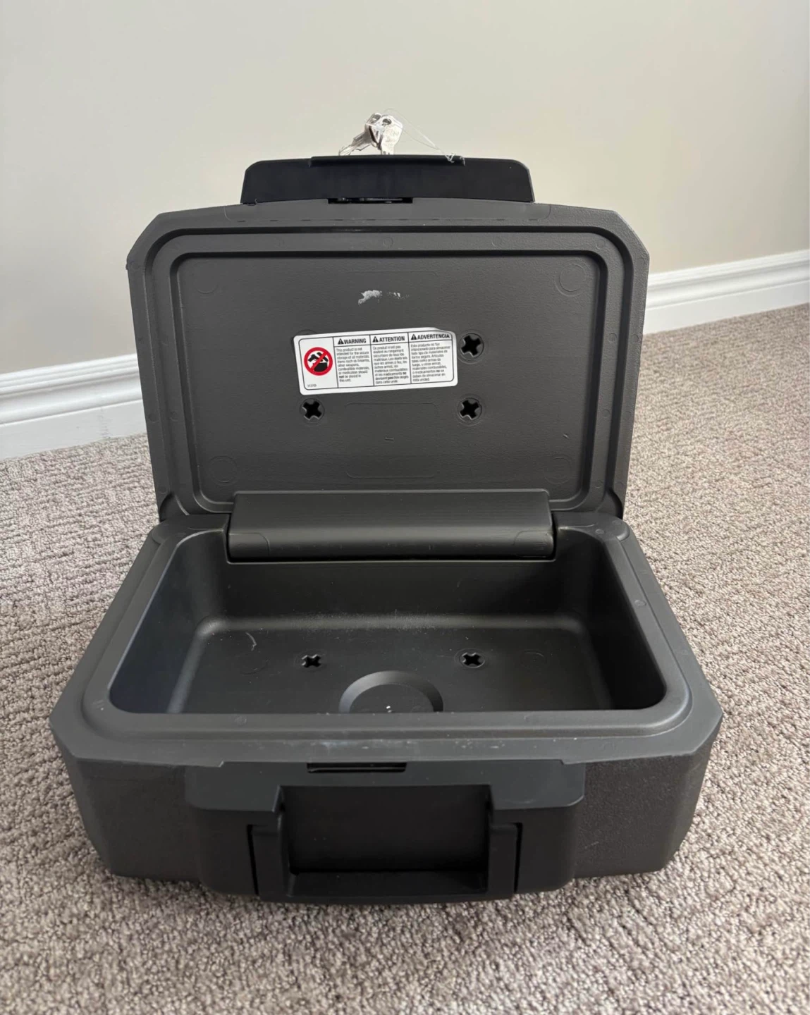 SentrySafe Security Chest with Key Lock - photo 3