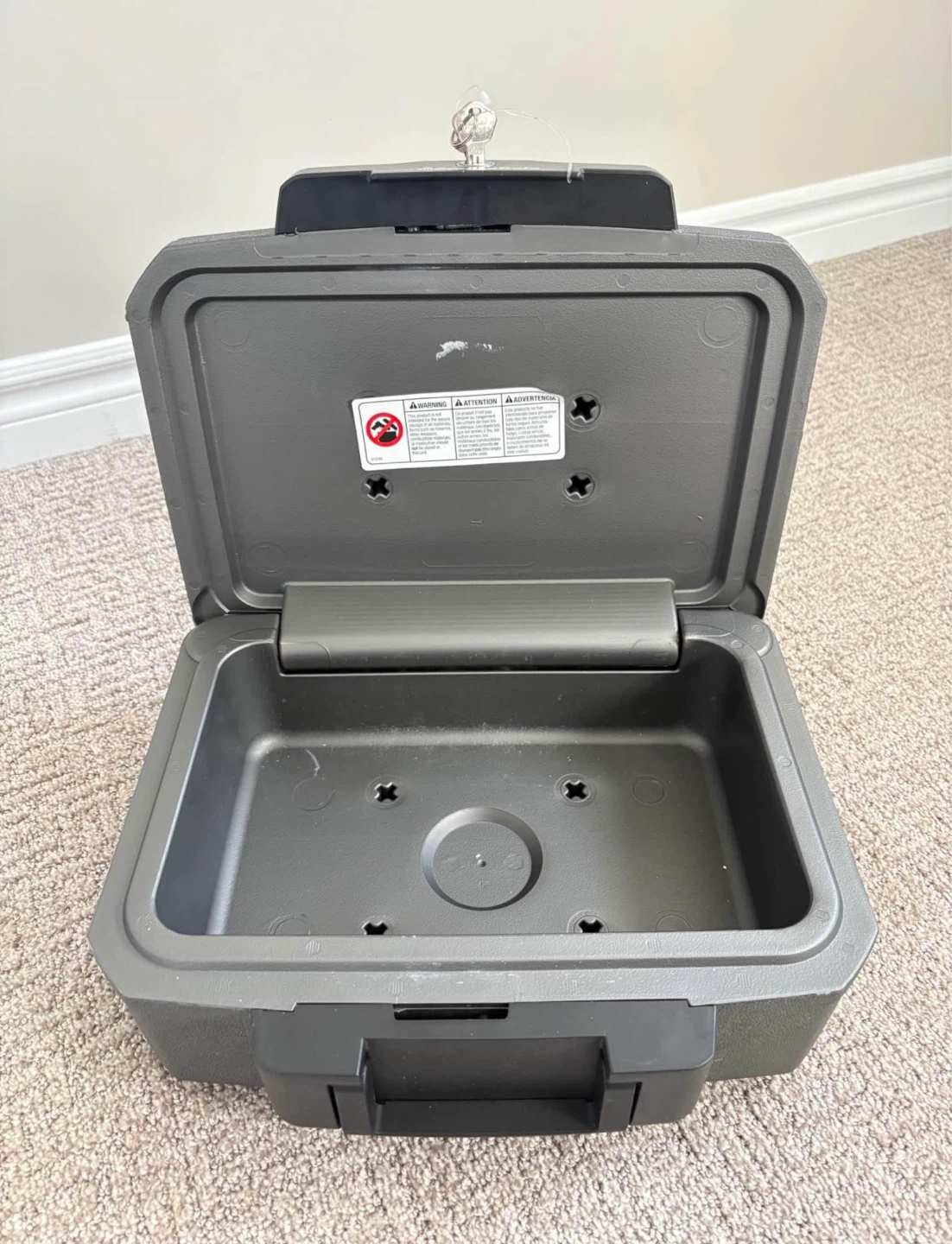SentrySafe Security Chest with Key Lock - photo 4