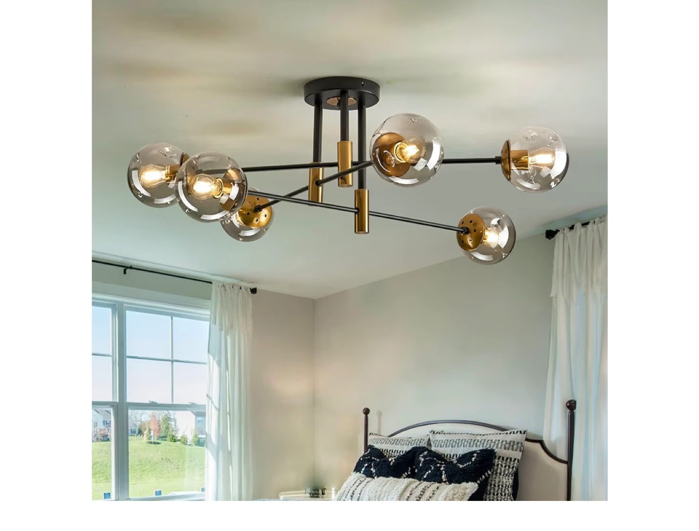 6-Light Globe Chandelier