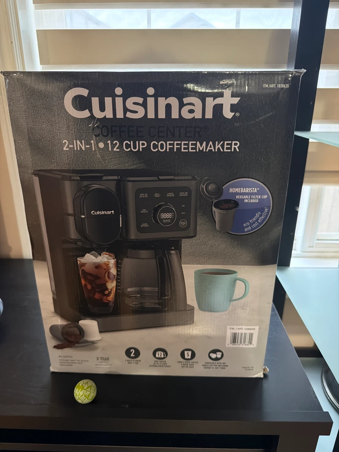 Cuisinart 2-in-1 Coffee Center 12 Cup Coffeemaker