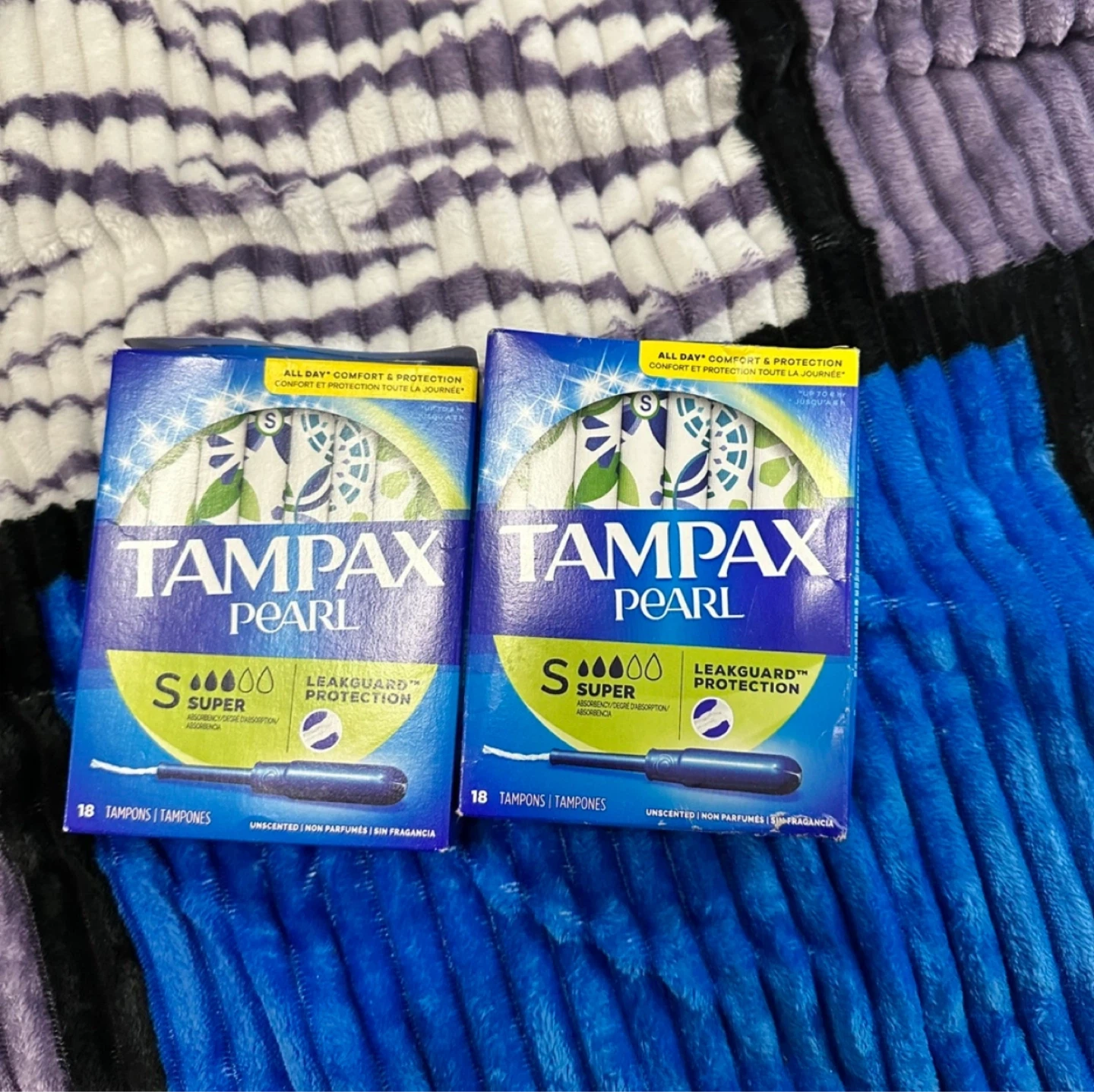 Tampax Pearl Super Tampons (2x18 Count) ⚽️