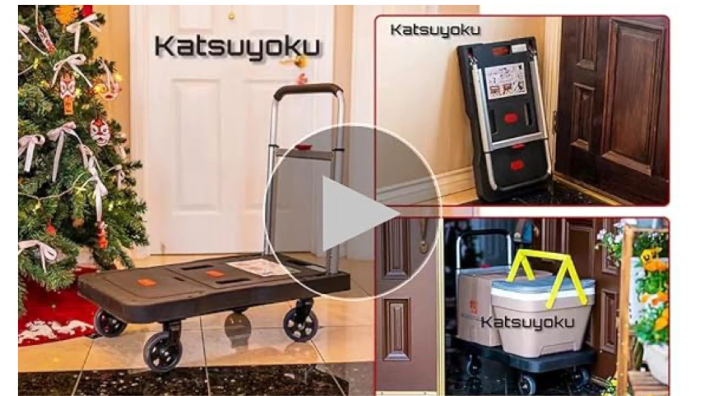 Katsuyoku Folding Dolly Hand Truck Cart - photo 5