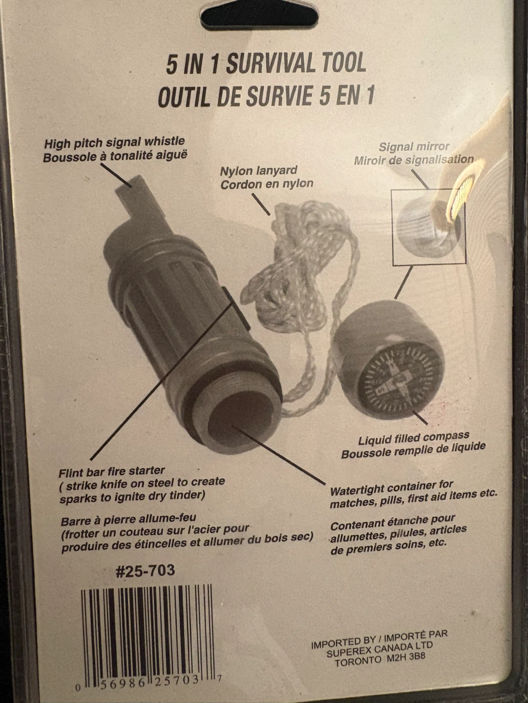 ⚽️Superex 5-in-1 Survival Tool - photo 2