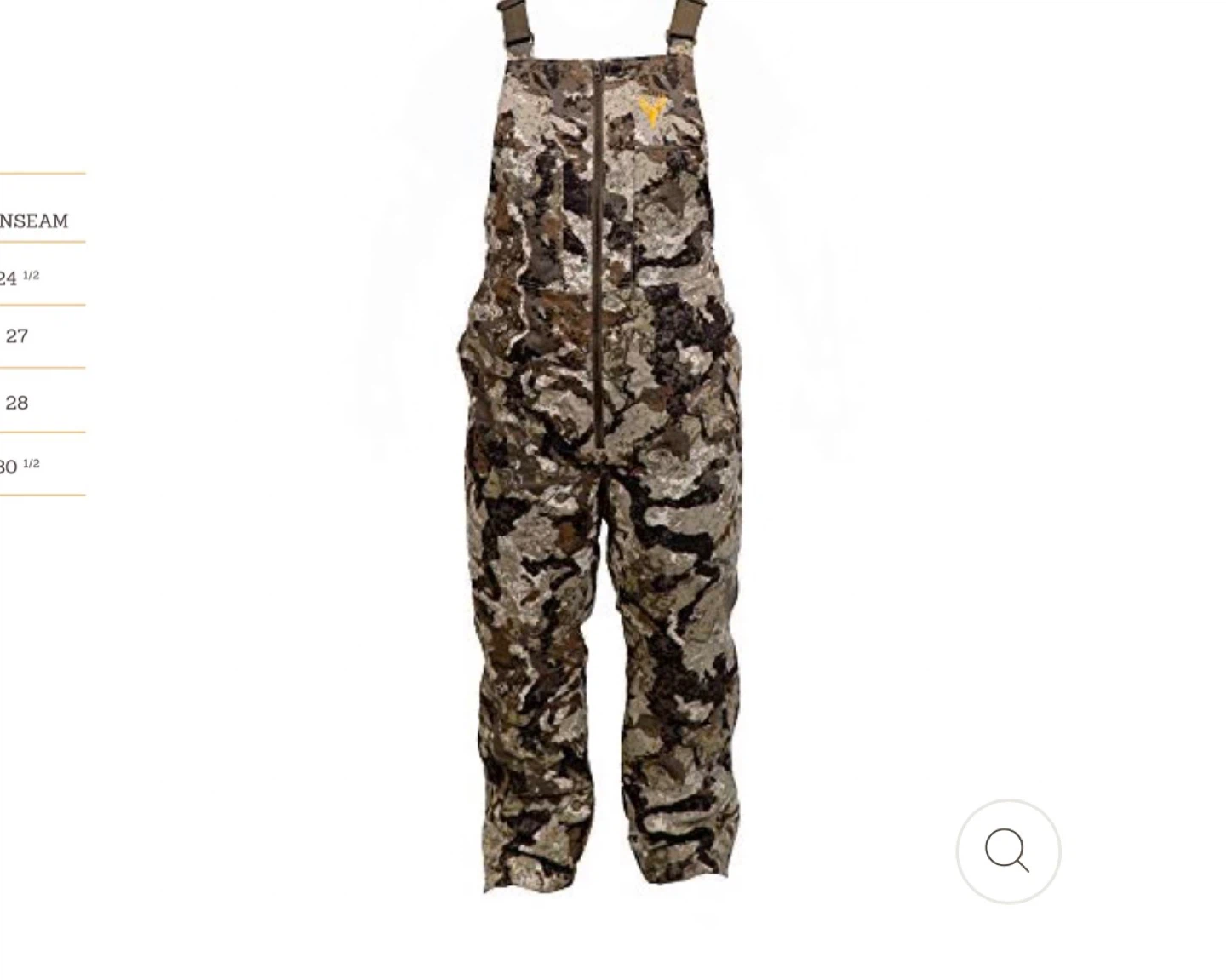 Hot Shot Camo Insulated Bib Overalls