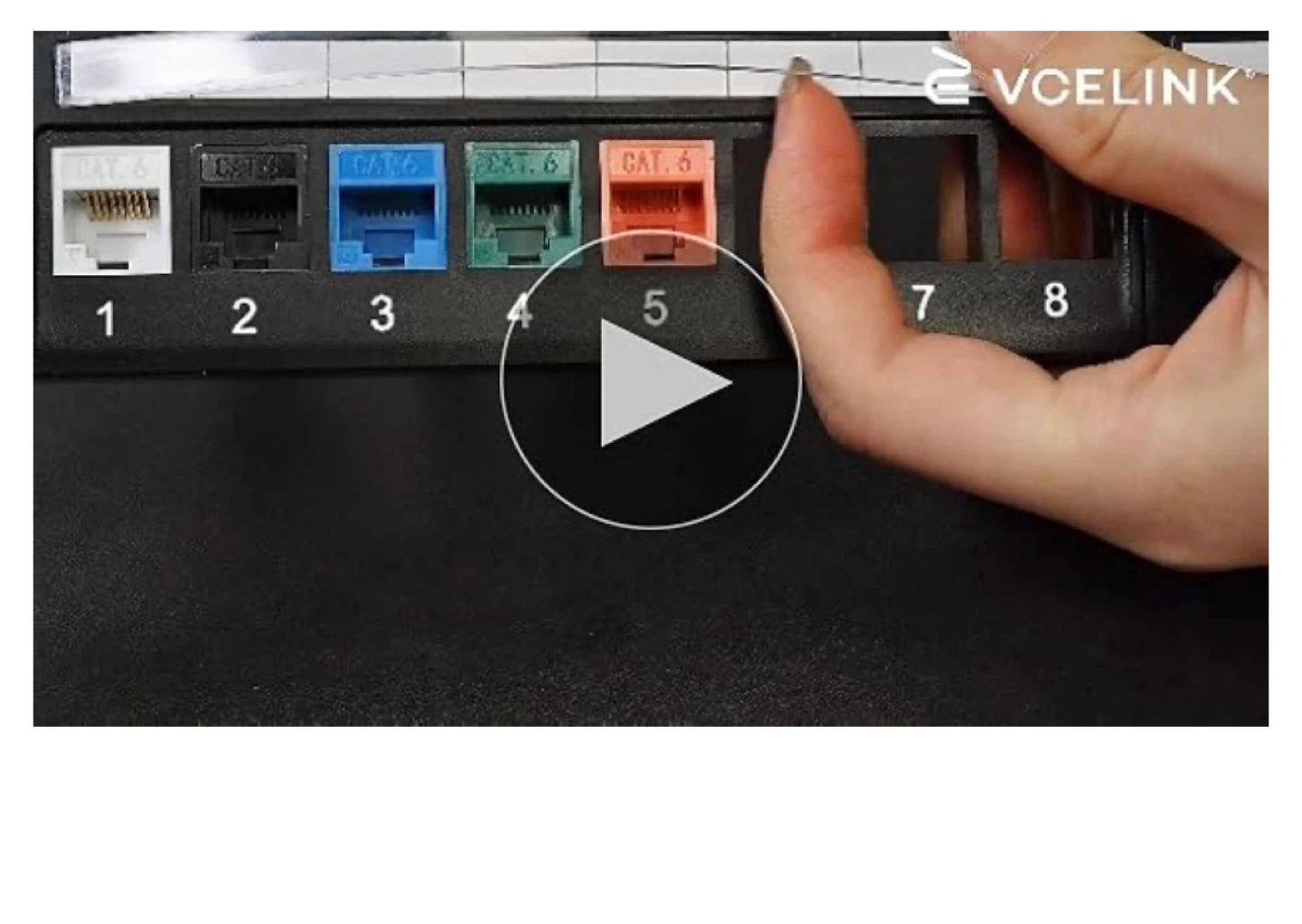 VCE 24-Port Cat.6 Patch Panel - photo 2