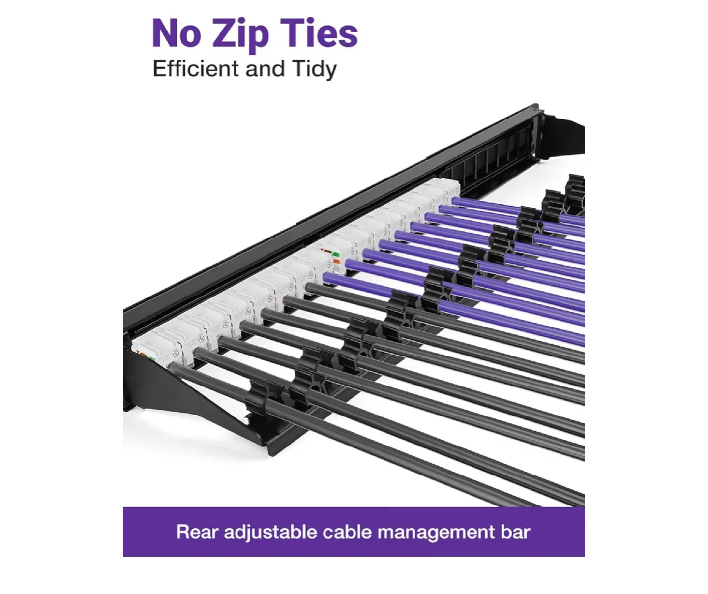 VCE 24-Port Cat.6 Patch Panel - photo 3