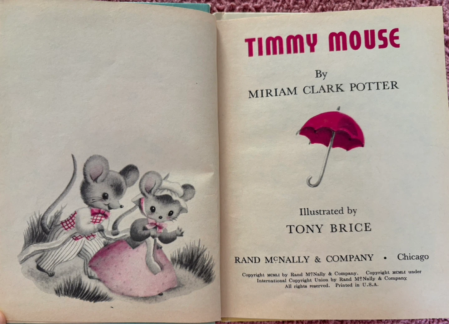 ⚽️Rand McNally Timmy Mouse Junior Elf Book - photo 4