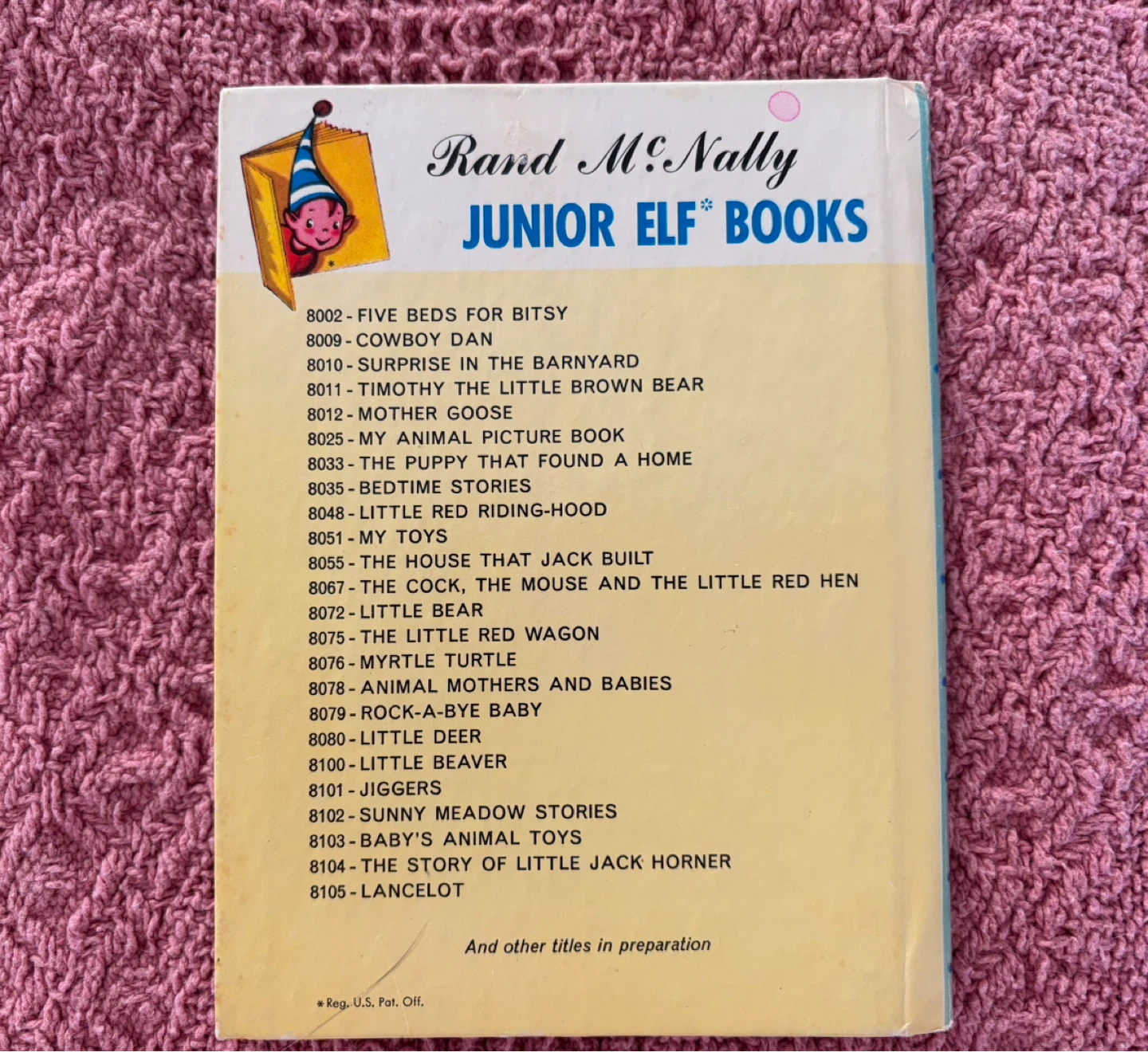 ⚽️Rand McNally Timmy Mouse Junior Elf Book - photo 2
