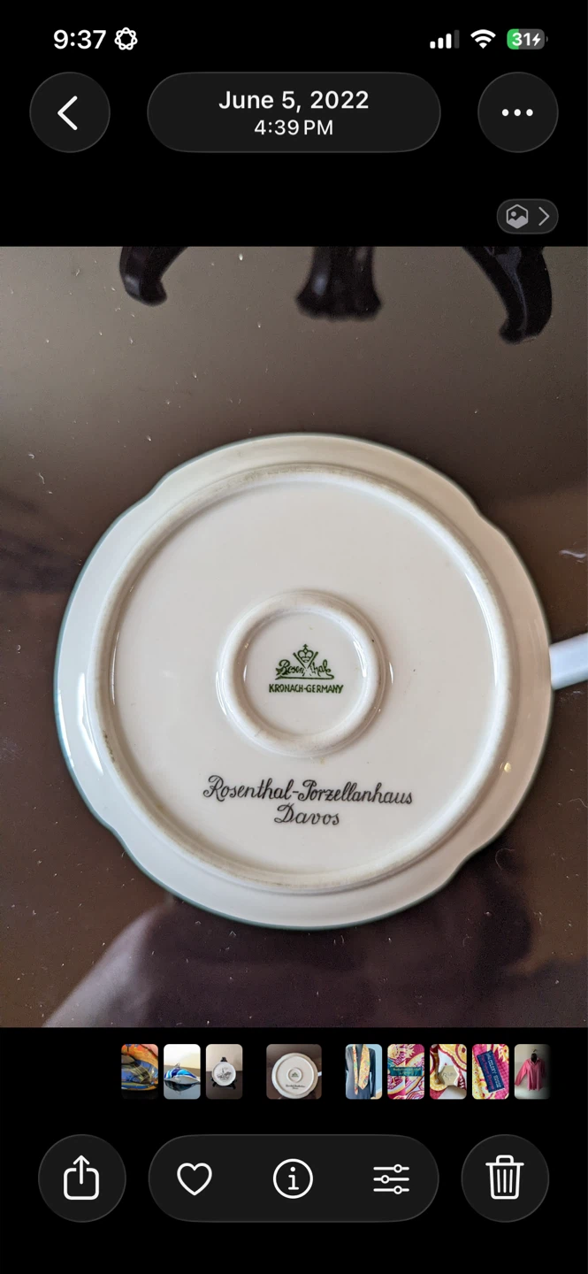 Rosenthal Porzellanhaus Davos Plate - photo 2